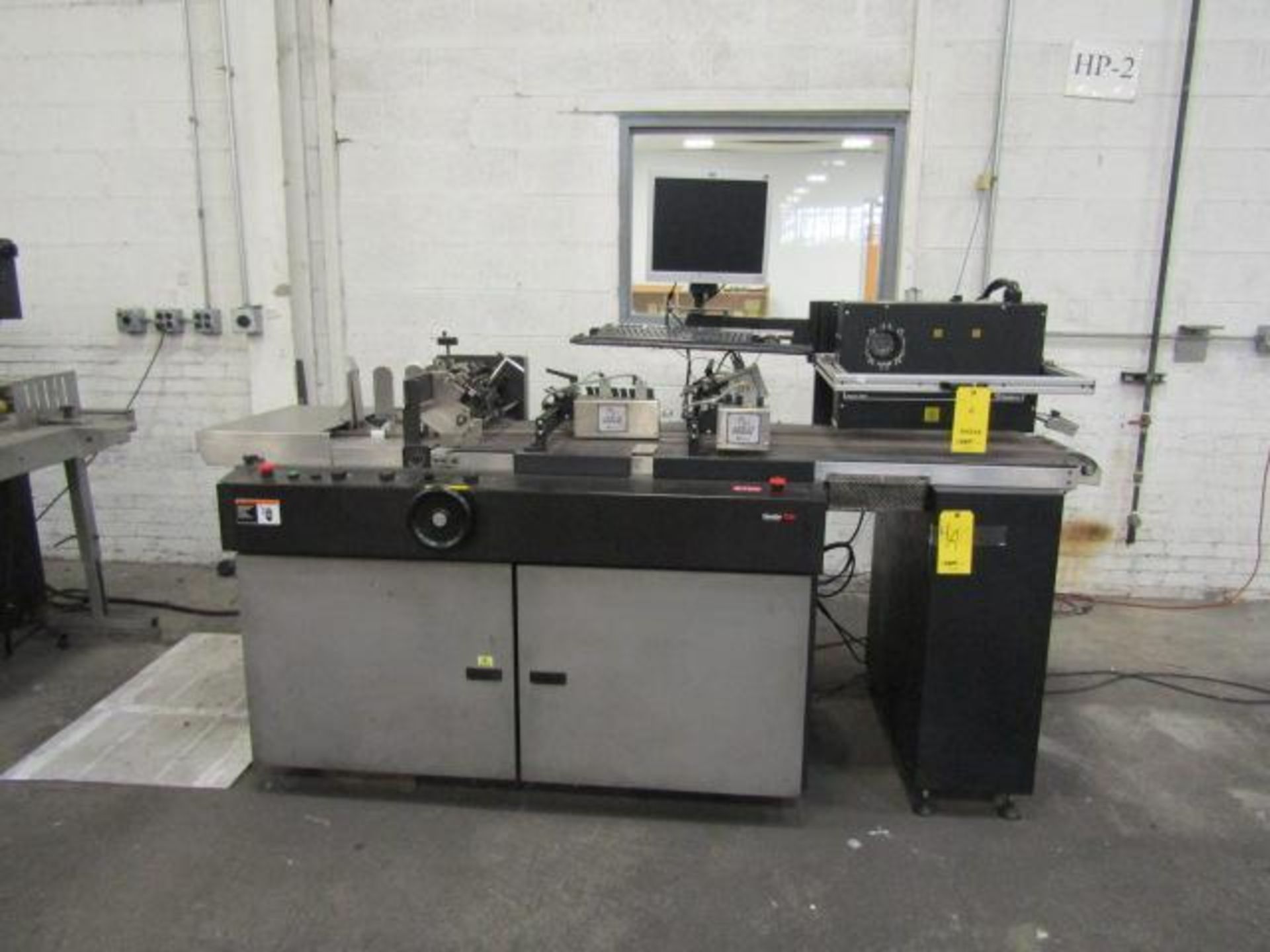 Cheshire Ink Jet Base Model R987000-80, S/N 010380001WDR (3) MCS Array Print Heads, (1) Research