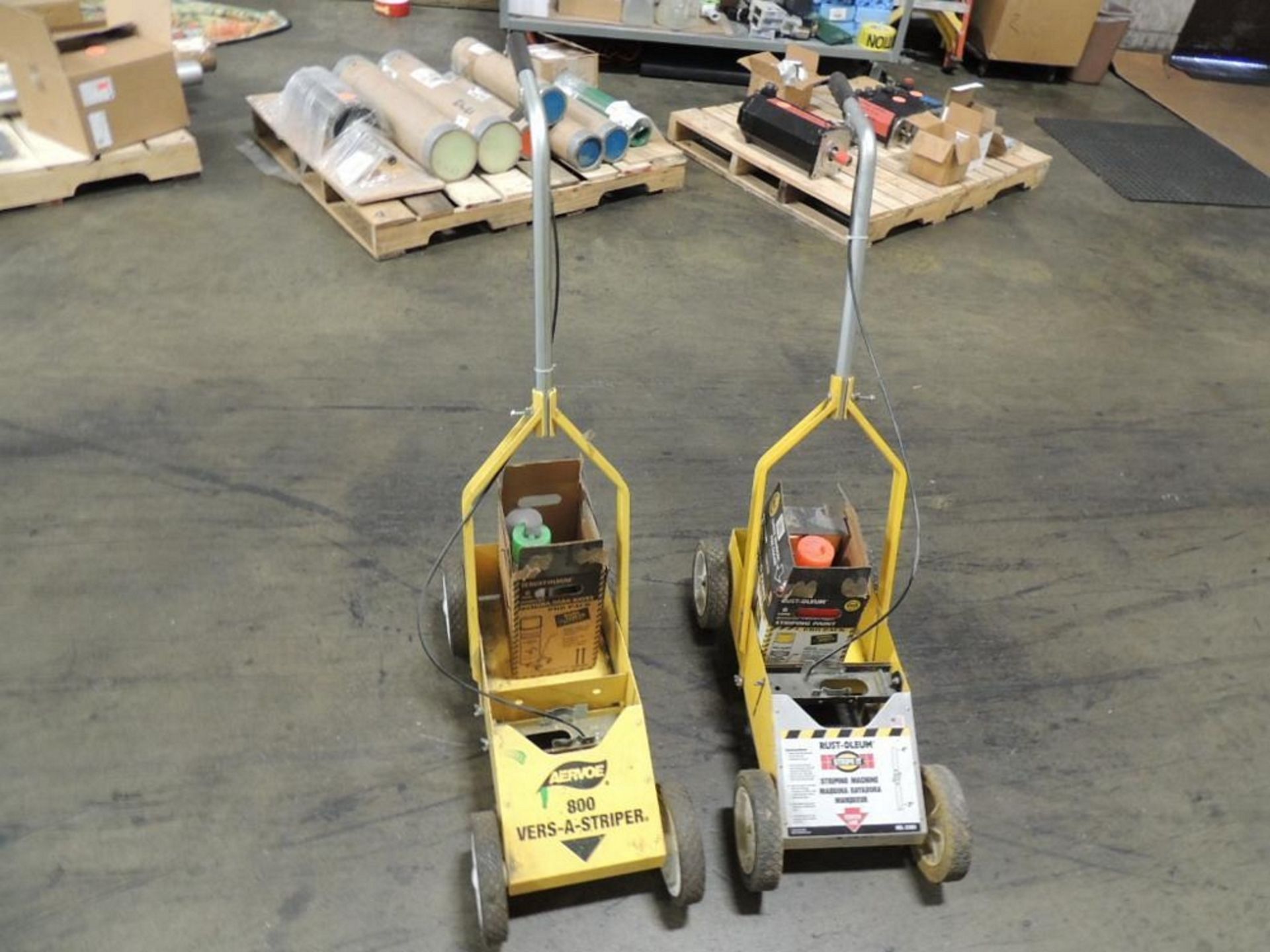 LOT: Aerov and Rustoleum Striping Machines