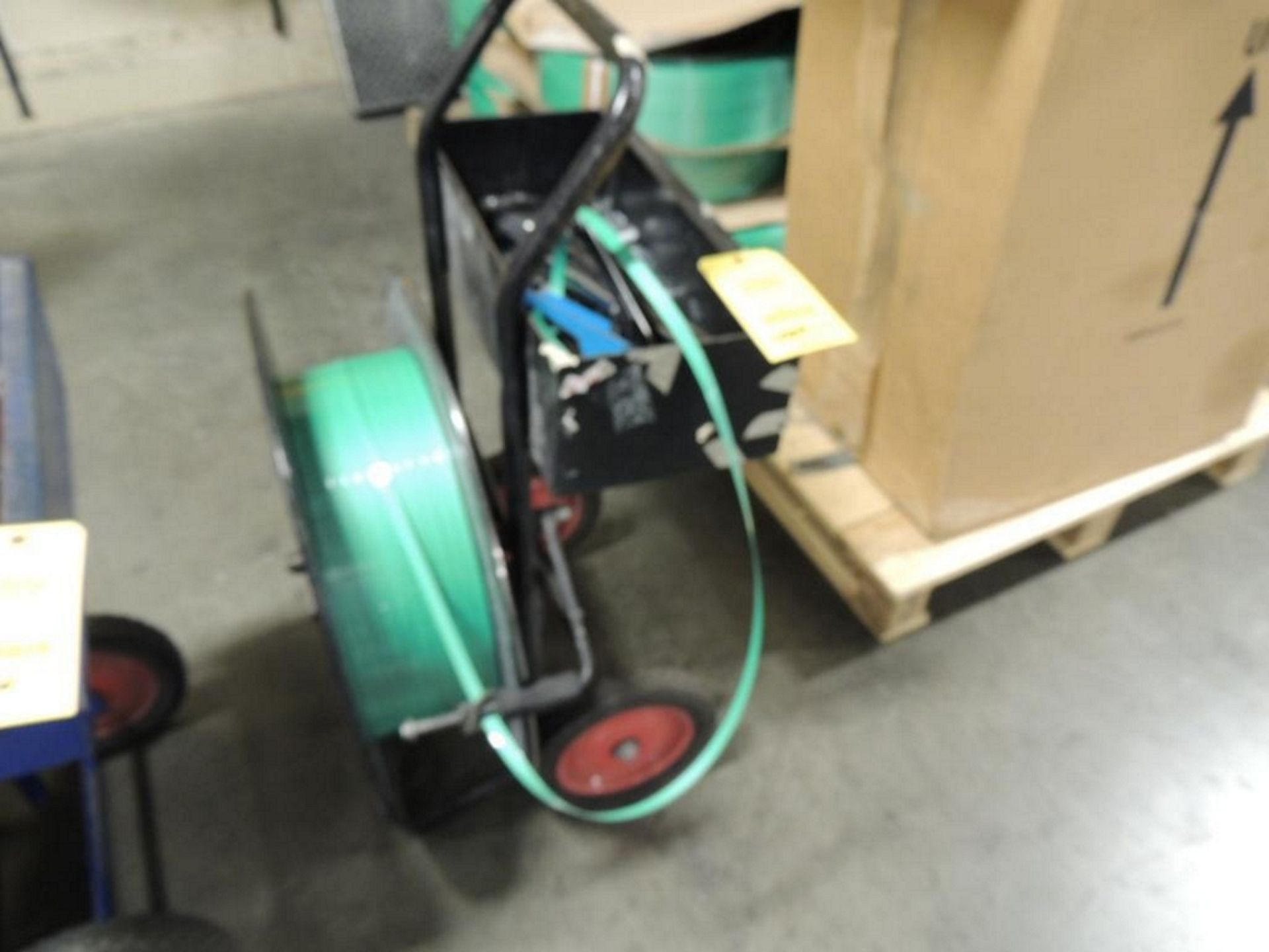 Uline Industrial Poly Strapping Cart Model H-39