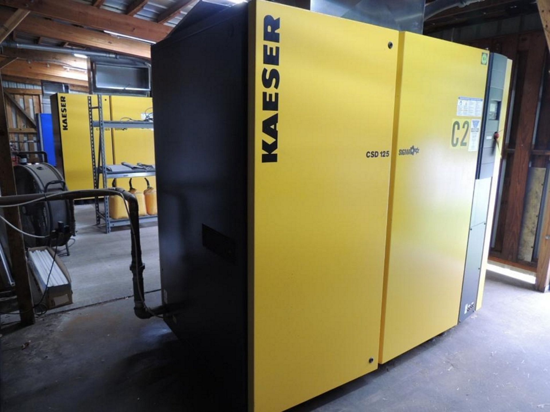 2017 Kaeser Csd 125 Rotary Screw Air Compressor, 125HP, S/N 1159, 12,651 Hours Indicated - Image 2 of 6