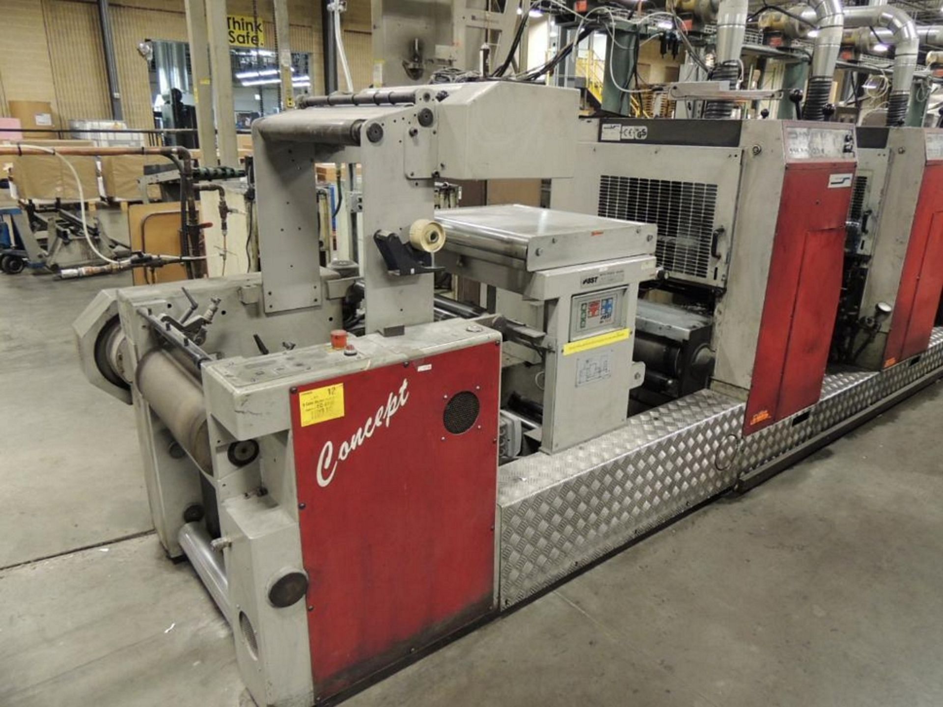 1996 Muller Concept 20.5 in. Wide Variable Cut Off Web Offset Web Press With (12) 14 in., (8) 17 in. - Image 4 of 20