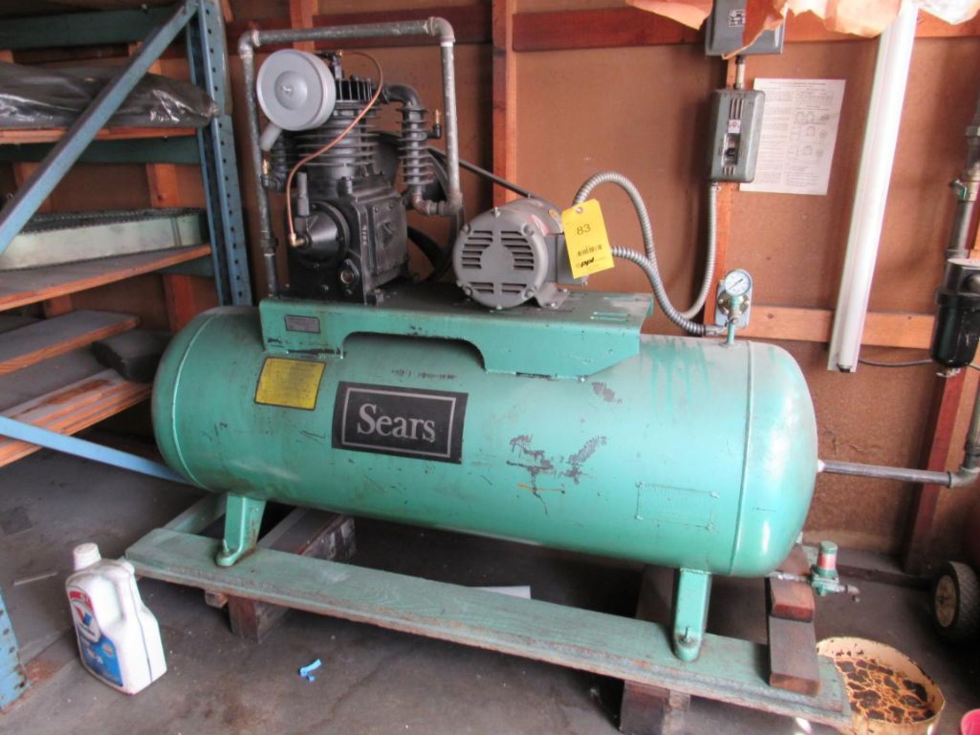 Sears 3 HP 2-Stage Reciprocating Horizontal Tank Mounted Air Compressor