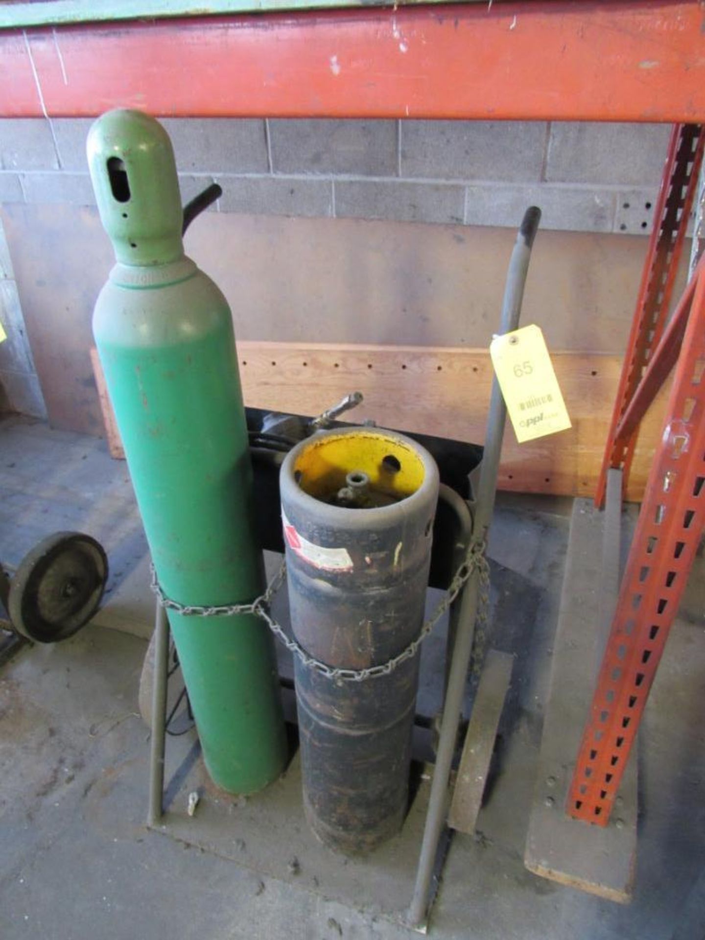 Acetylene Torch Cart with Torch, Hose & Gauges