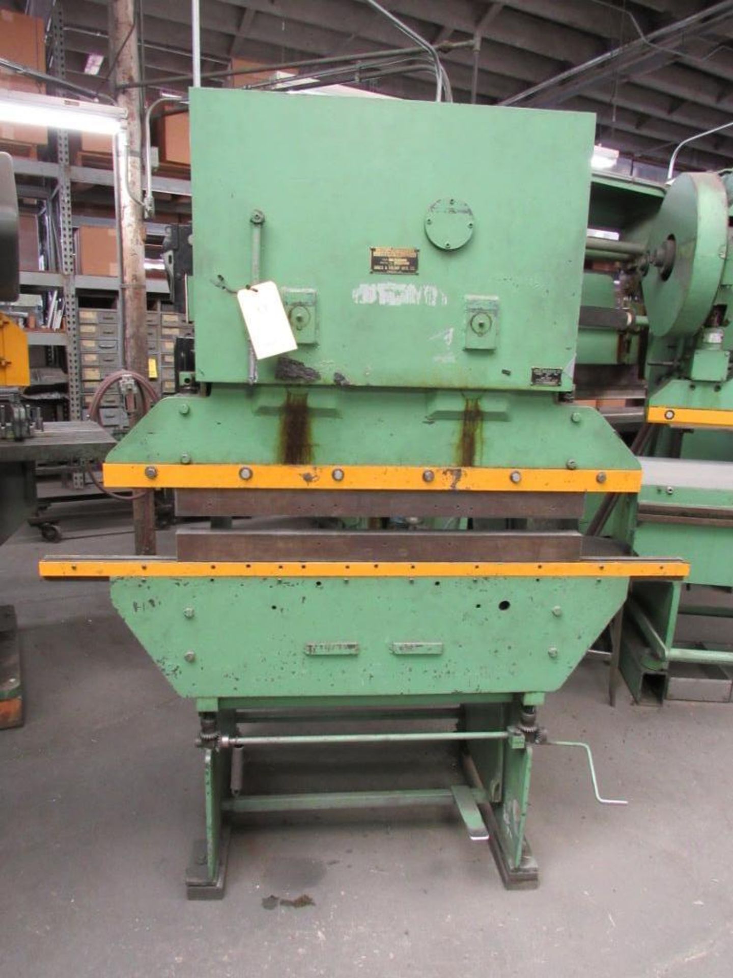 Dreis & Krump 11 Ton Press Brake Model 131, S/N LW-5462, 4 ft. Overall, 30 in. Between Housings, 5 i