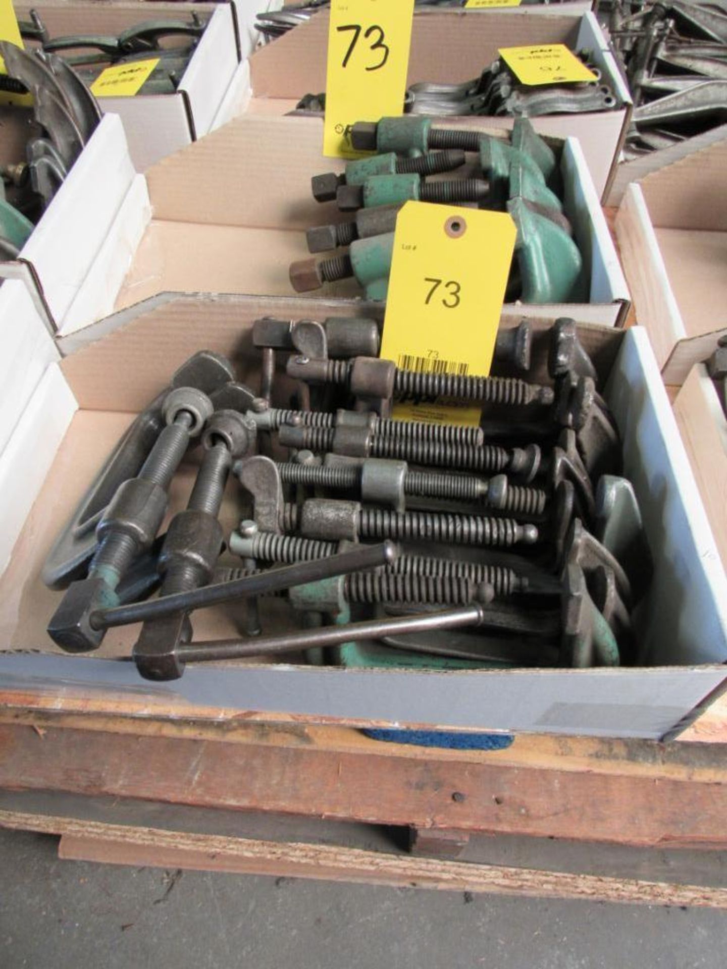 LOT: Approx. (17) 3 in. - 4 in. C-Clamps in (2) Boxes