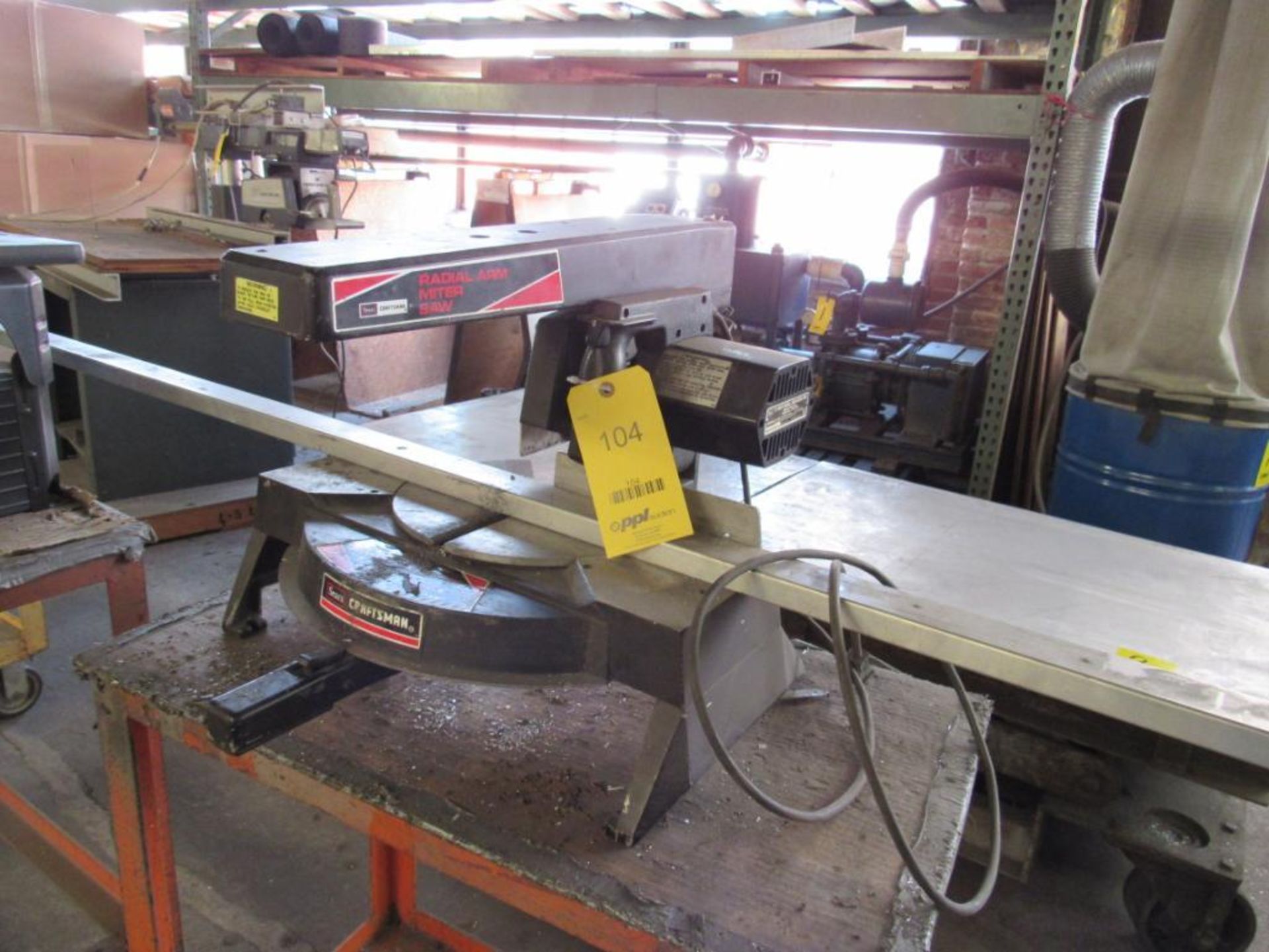 Sears Bench Top Radial Arm Miter Saw, with Cart