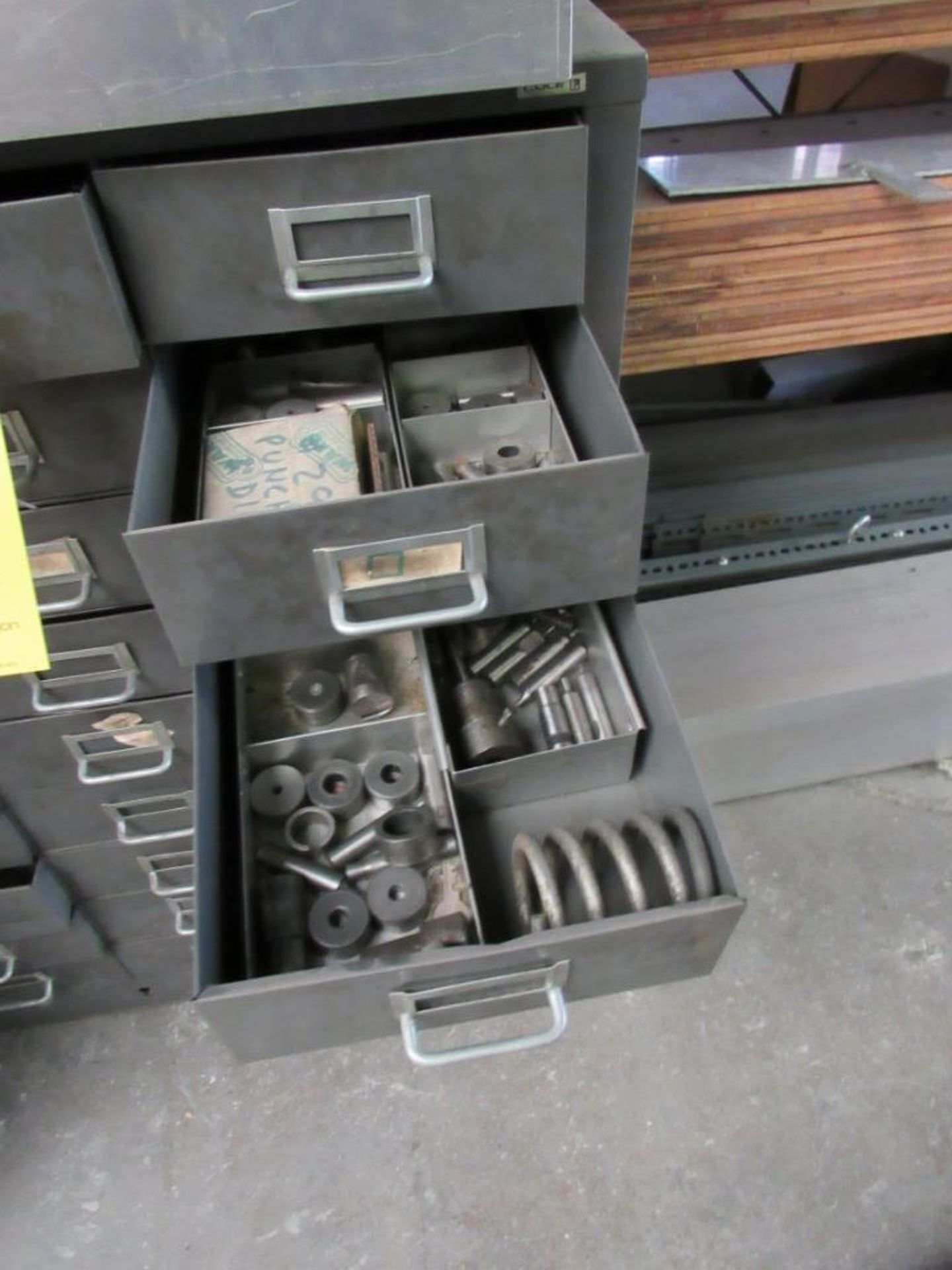 LOT: (2) Multi-Drawer Cabinets with Assorted Die & Punch Parts - Image 10 of 11