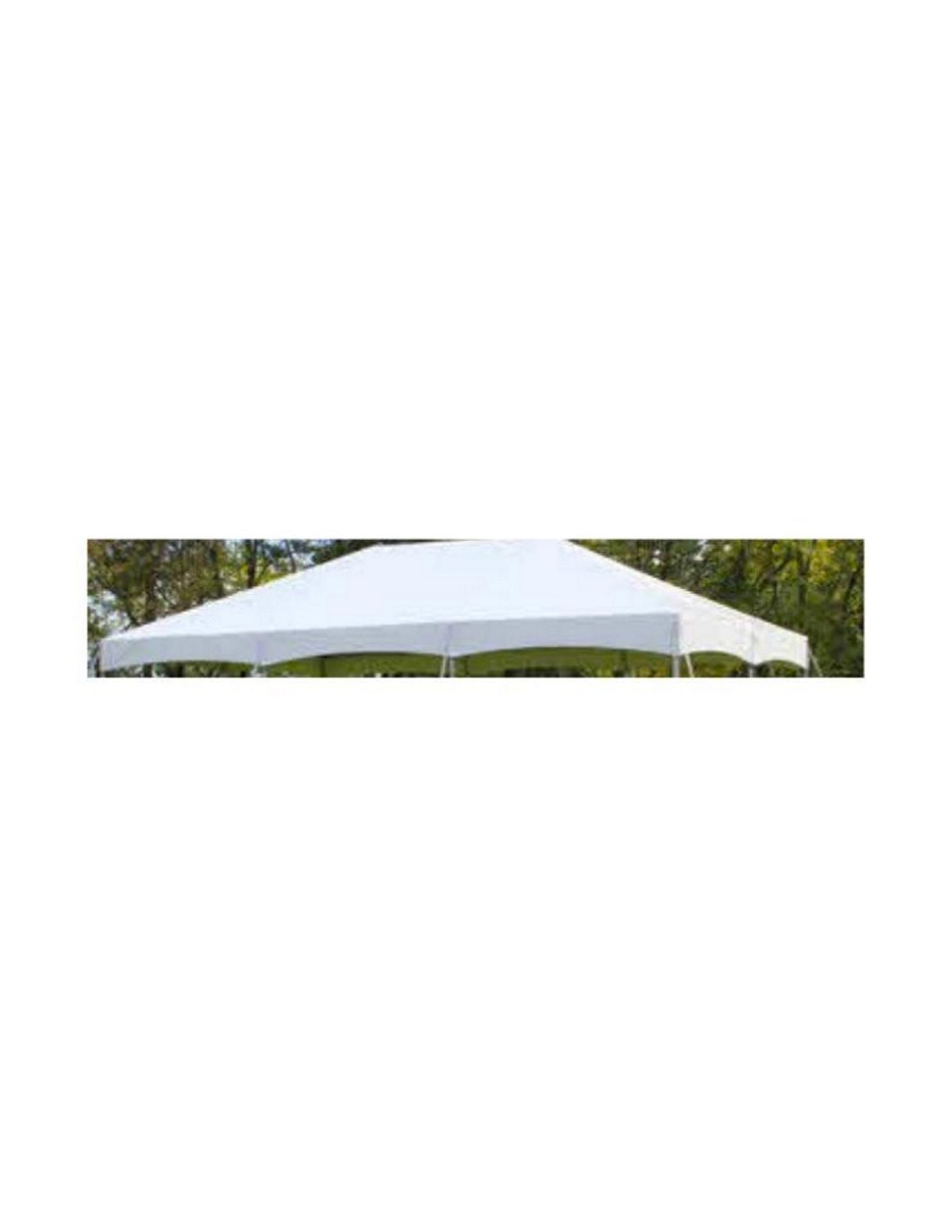 LOT: (2) Canopy Top, 20 ft.. x 30 ft.., White, Standard