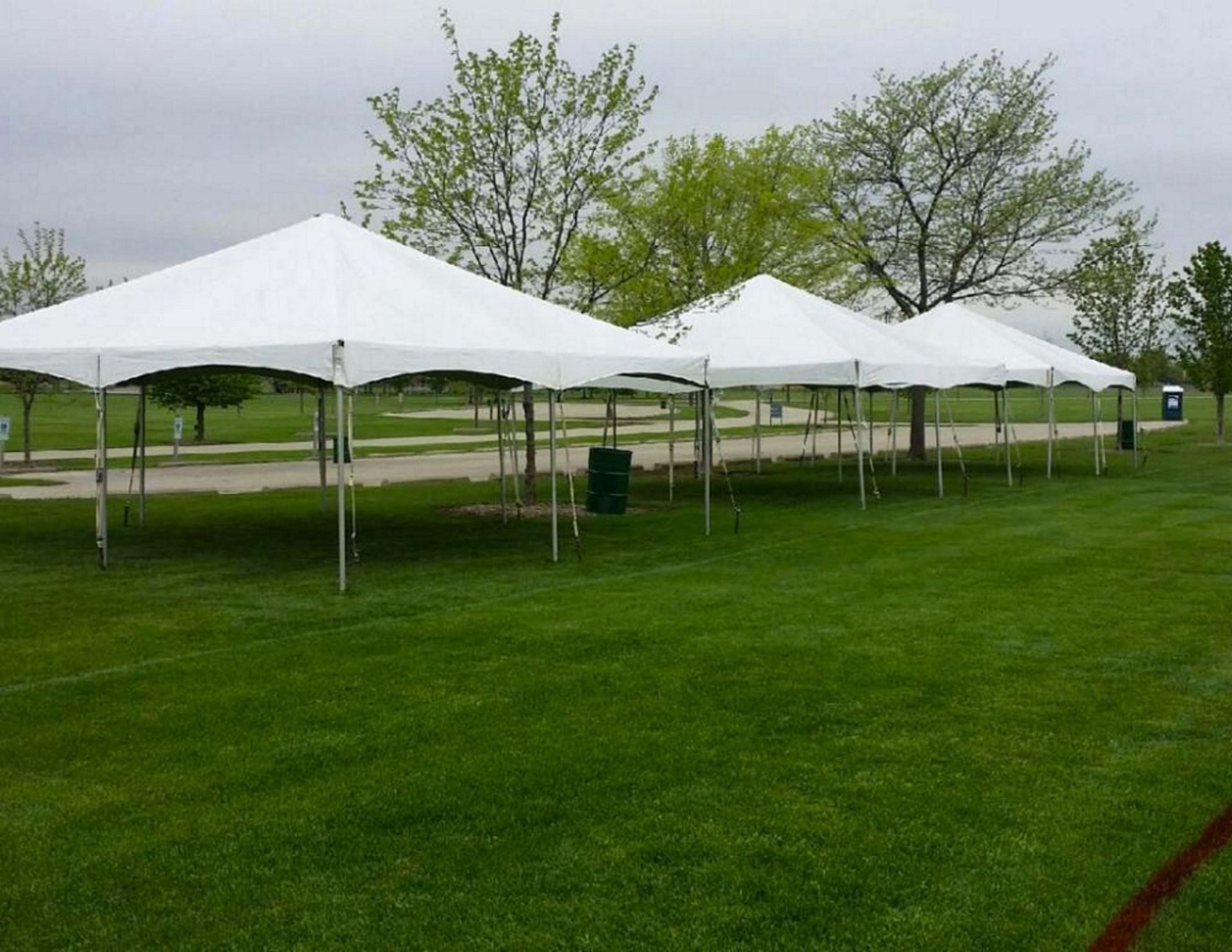 LOT: (2) Canopy Top, 20 ft. x 20 ft., White, Standard