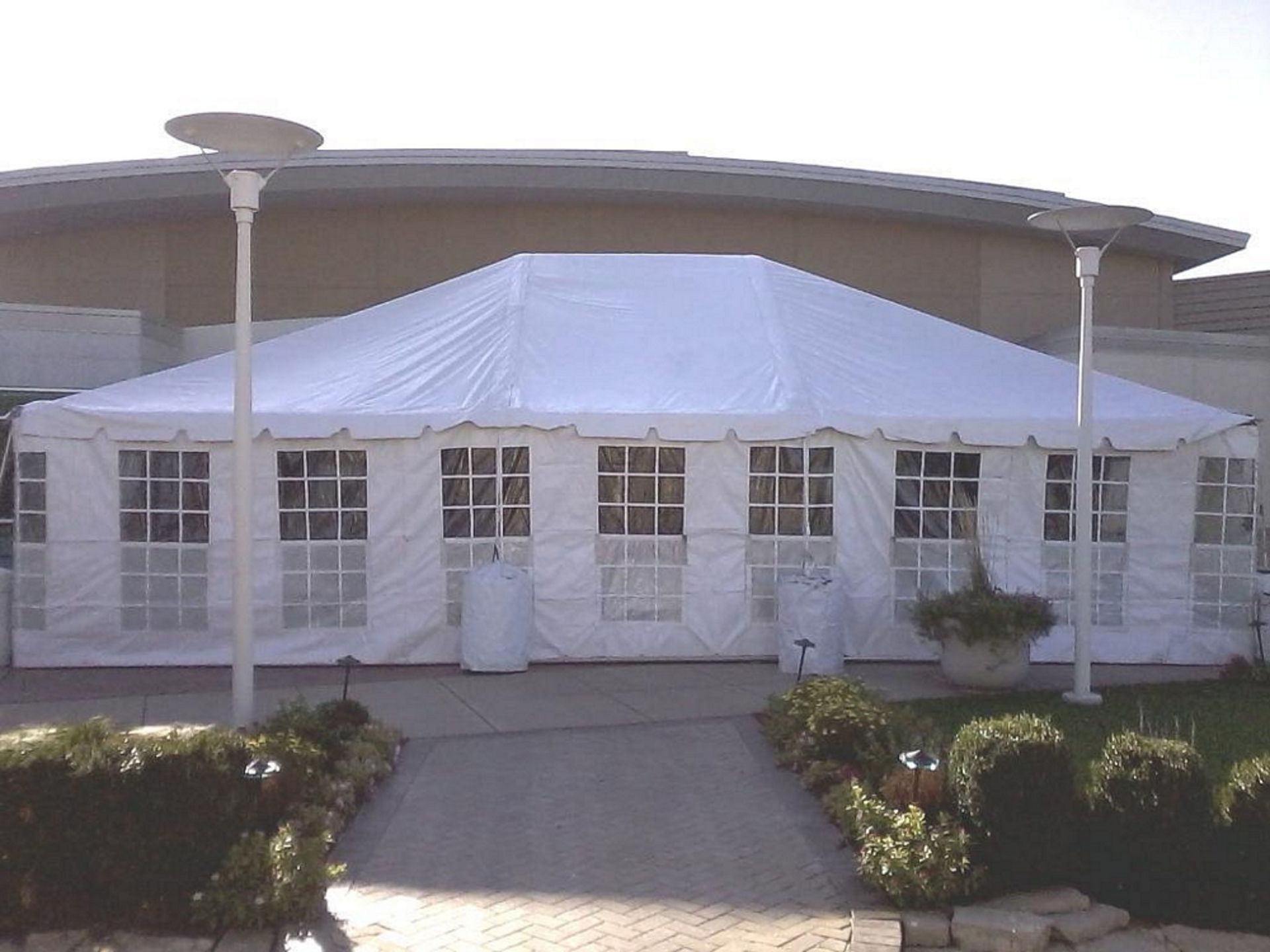 Canopy-30x50x7, White, Standard, Central Tent