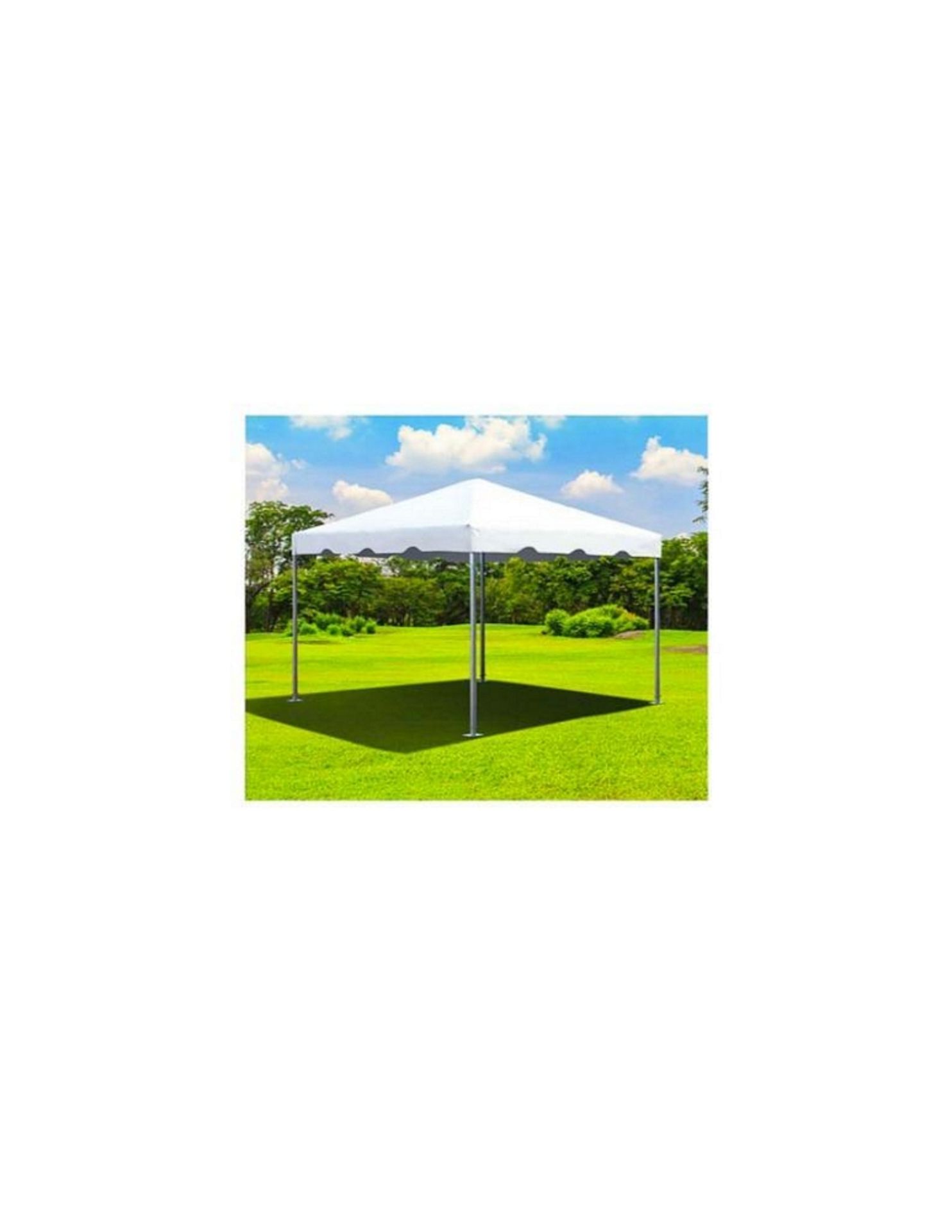 LOT: (2) Canopy -10 ft.. x 10 ft.. x 7ft.., White, Standard