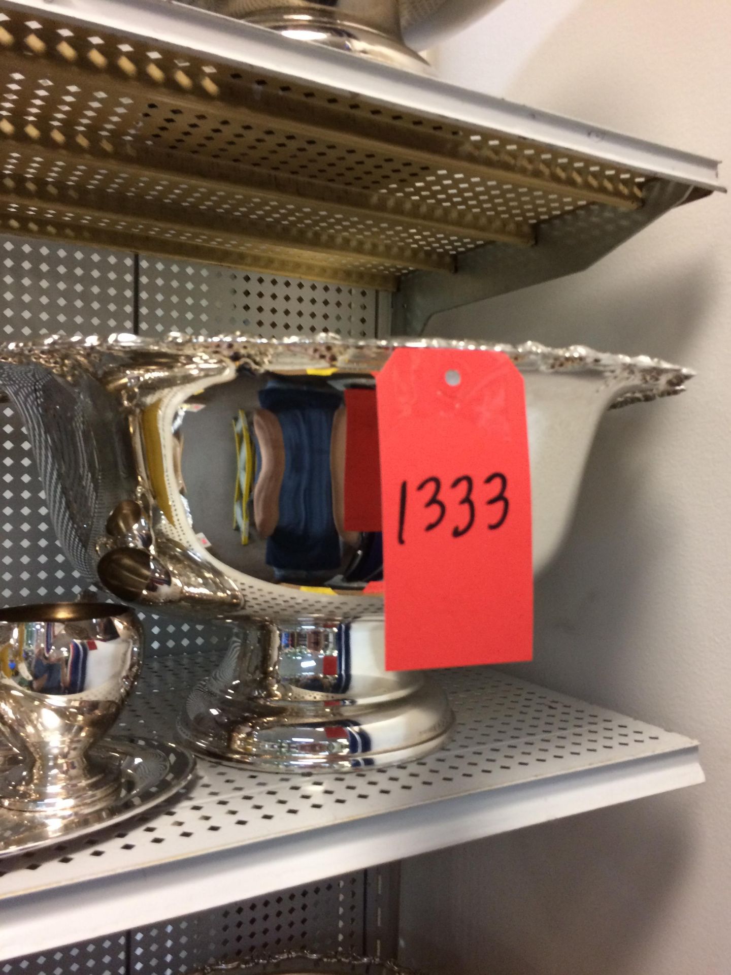 LOT: (3) Punch Bowl-Silver - Image 3 of 3