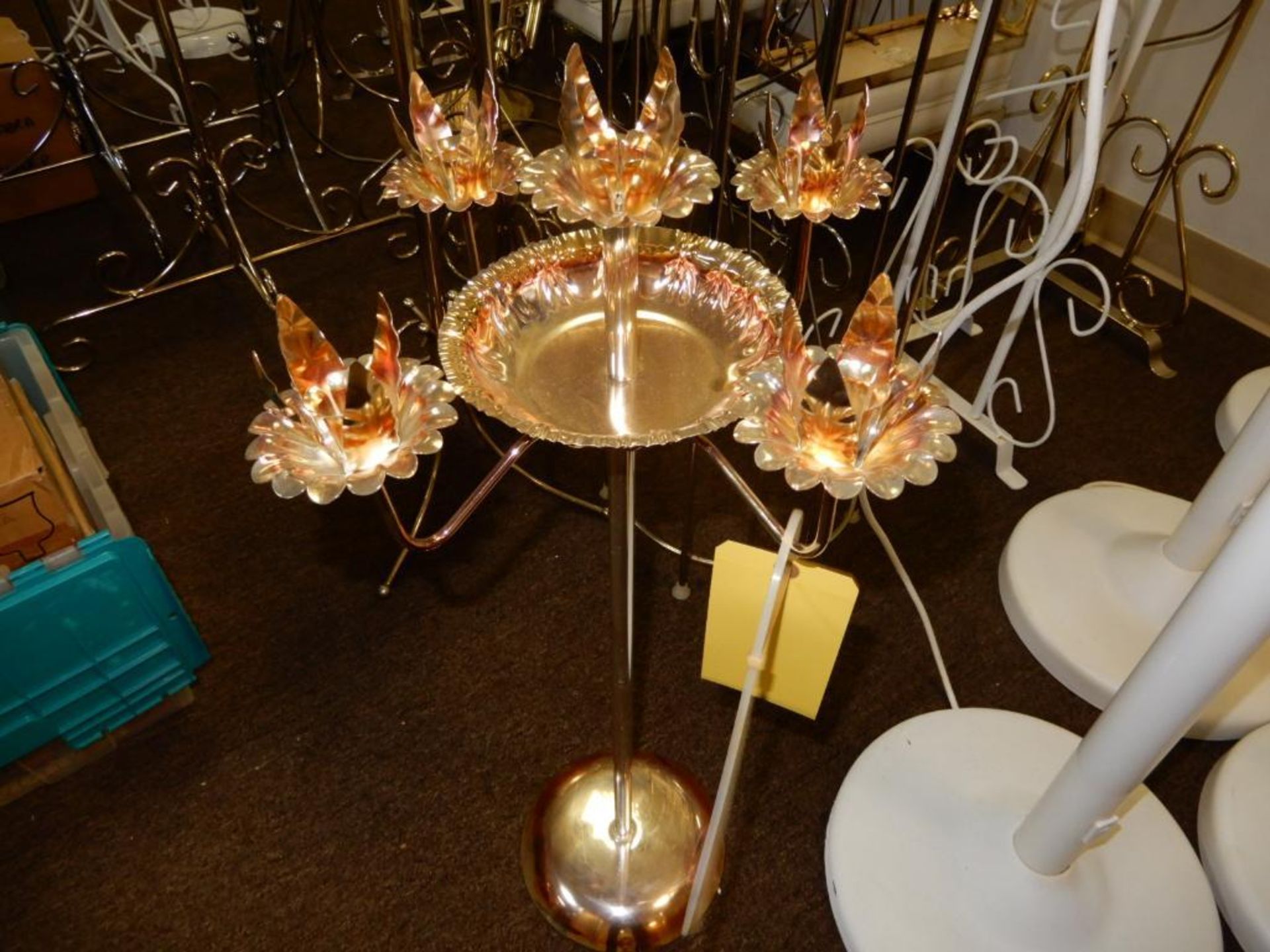 LOT: (20) Centerpiece Candelabra/Flower, 5 Branch