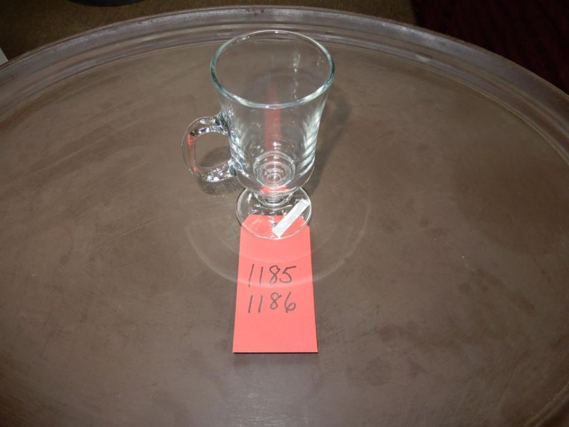 LOT: (200) Barware-Irish Coffee/Footed Mug, Clear
