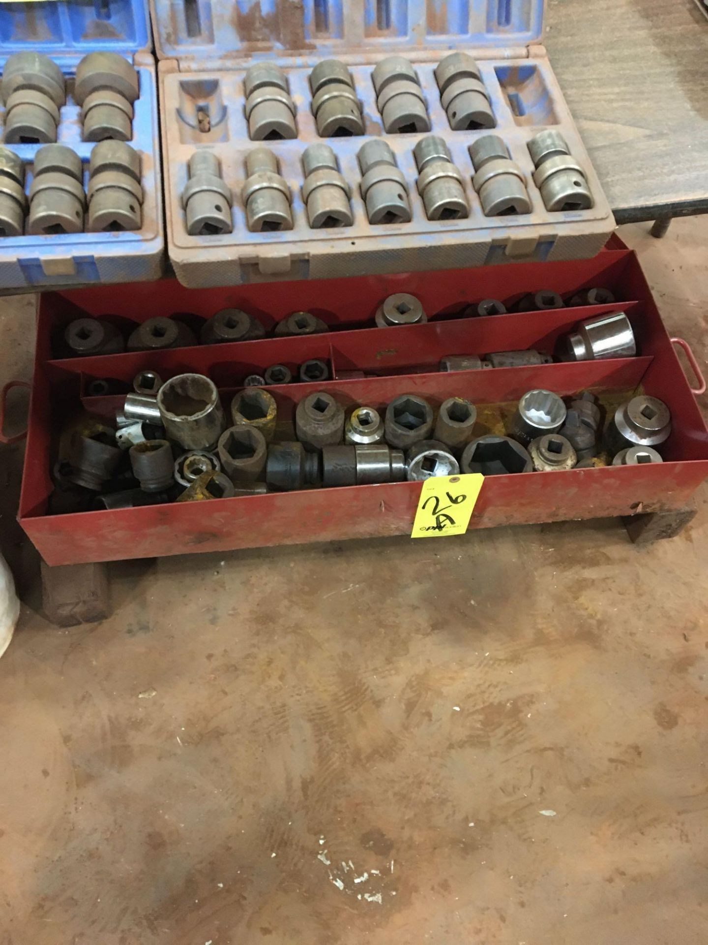 LOT: Assorted 3/4 in. & 1 in. Drive Sockets