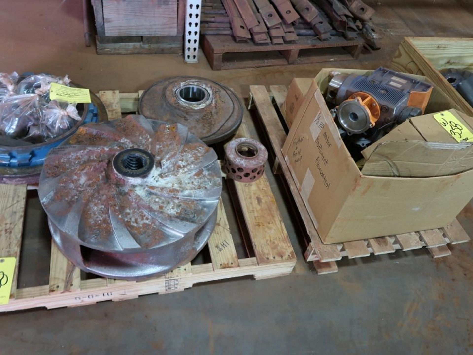 LOT: Assorted Pump Housing, Liners & Impellers on (6) Pallets & (1) Crate - Image 4 of 4