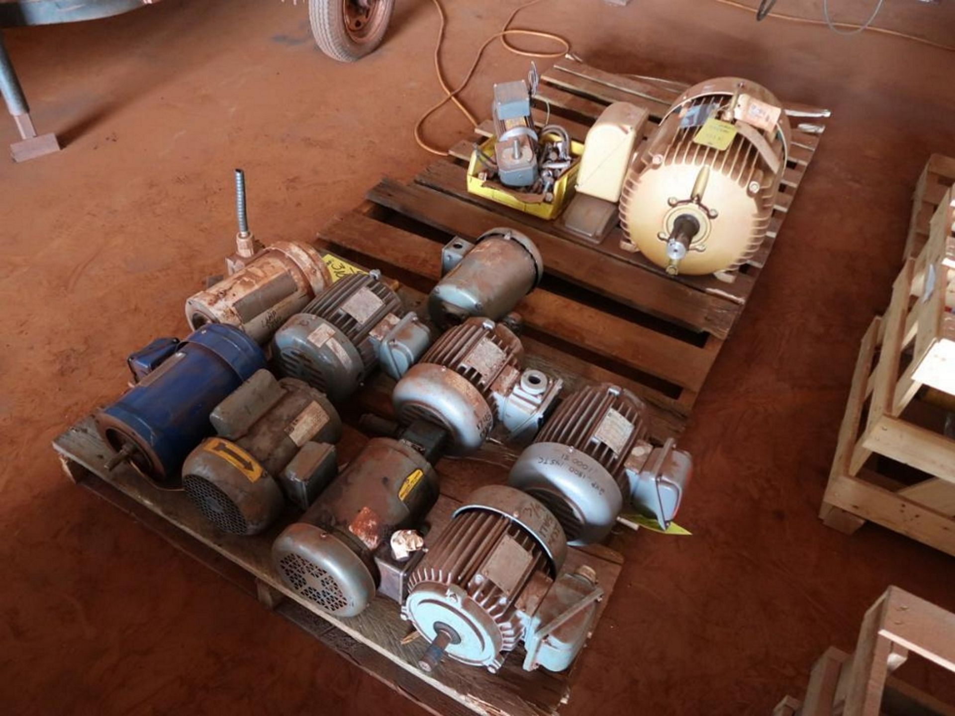 LOT: (10) Assorted Motors, 1 HP to 15 HP