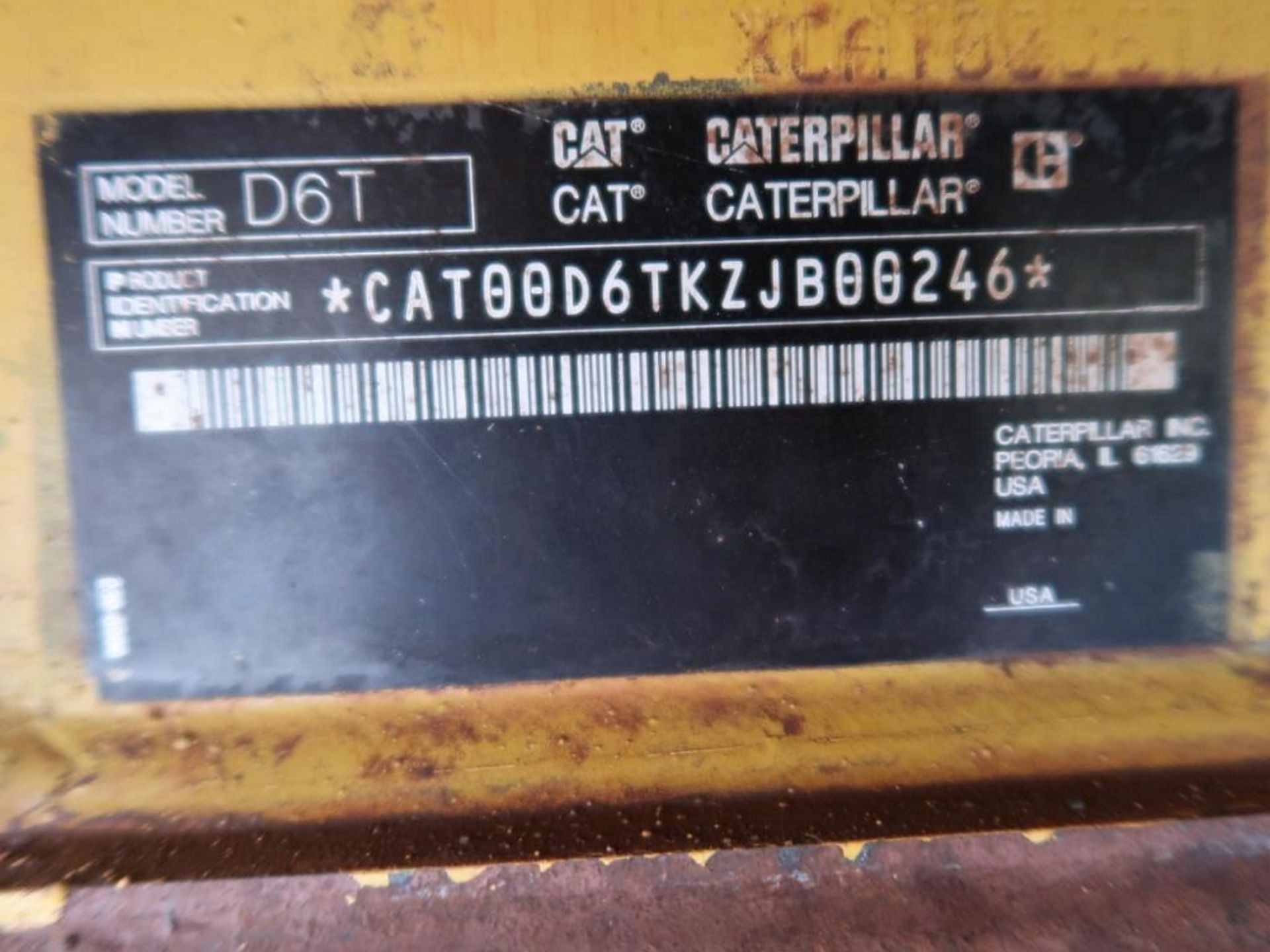 Caterpillar D6T Crawler Tractor, S/N KZJB00246, EROP, 153 in. Blade, 13,760 hours indicated - Image 4 of 5