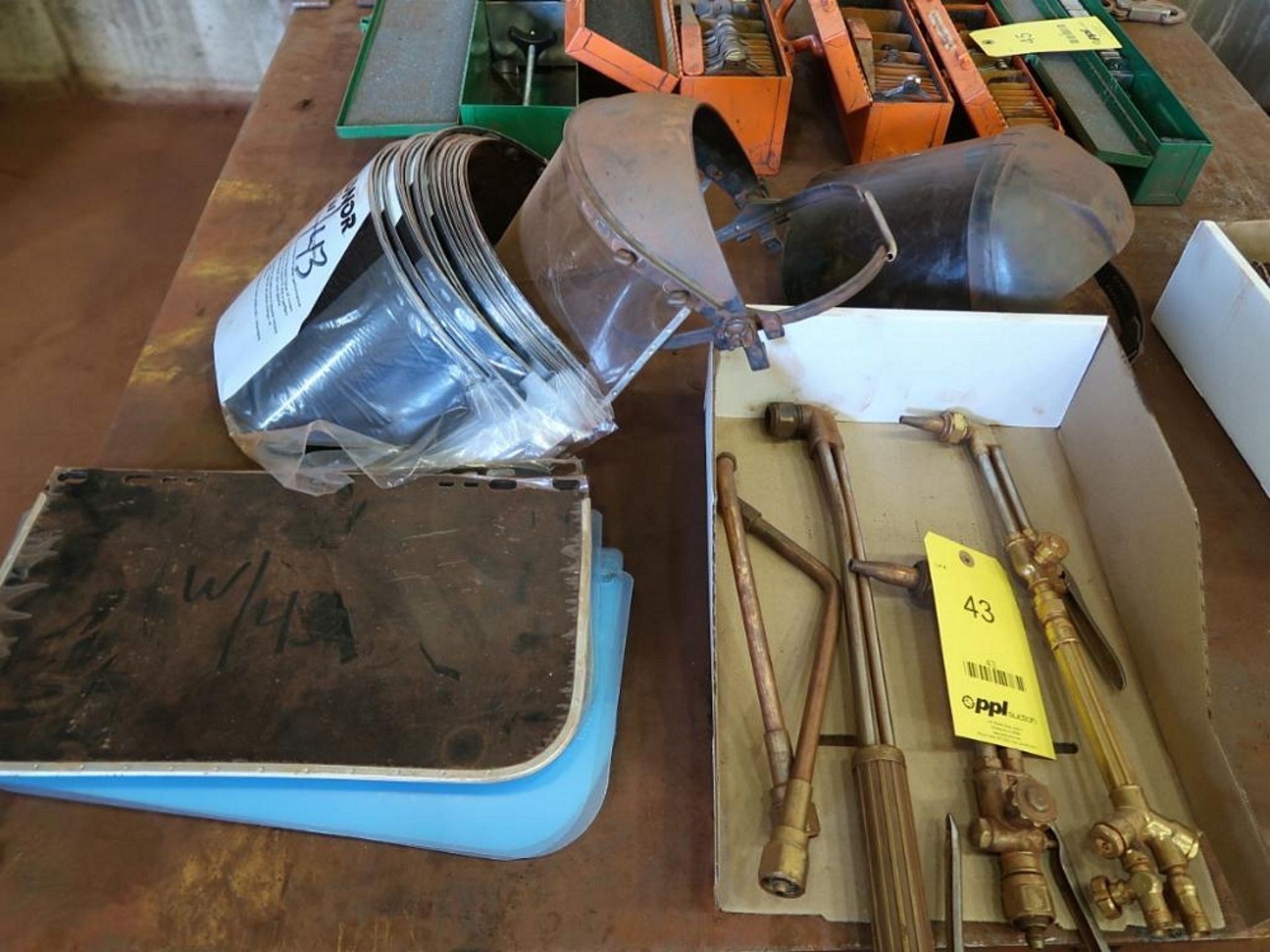 LOT: Assorted Torches & Safety Shields