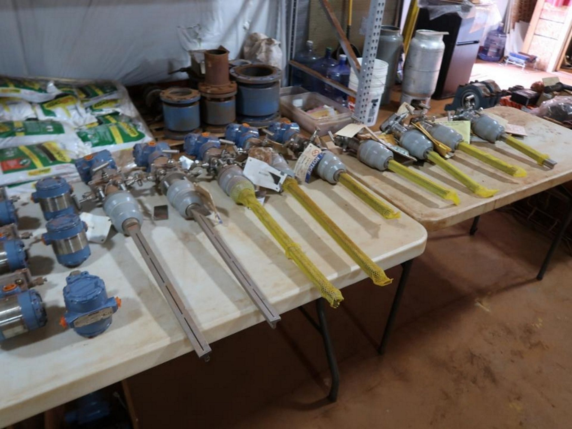 LOT: Assorted Rosemount Flow Meters on (4) Tables (includes tables) - Image 6 of 6