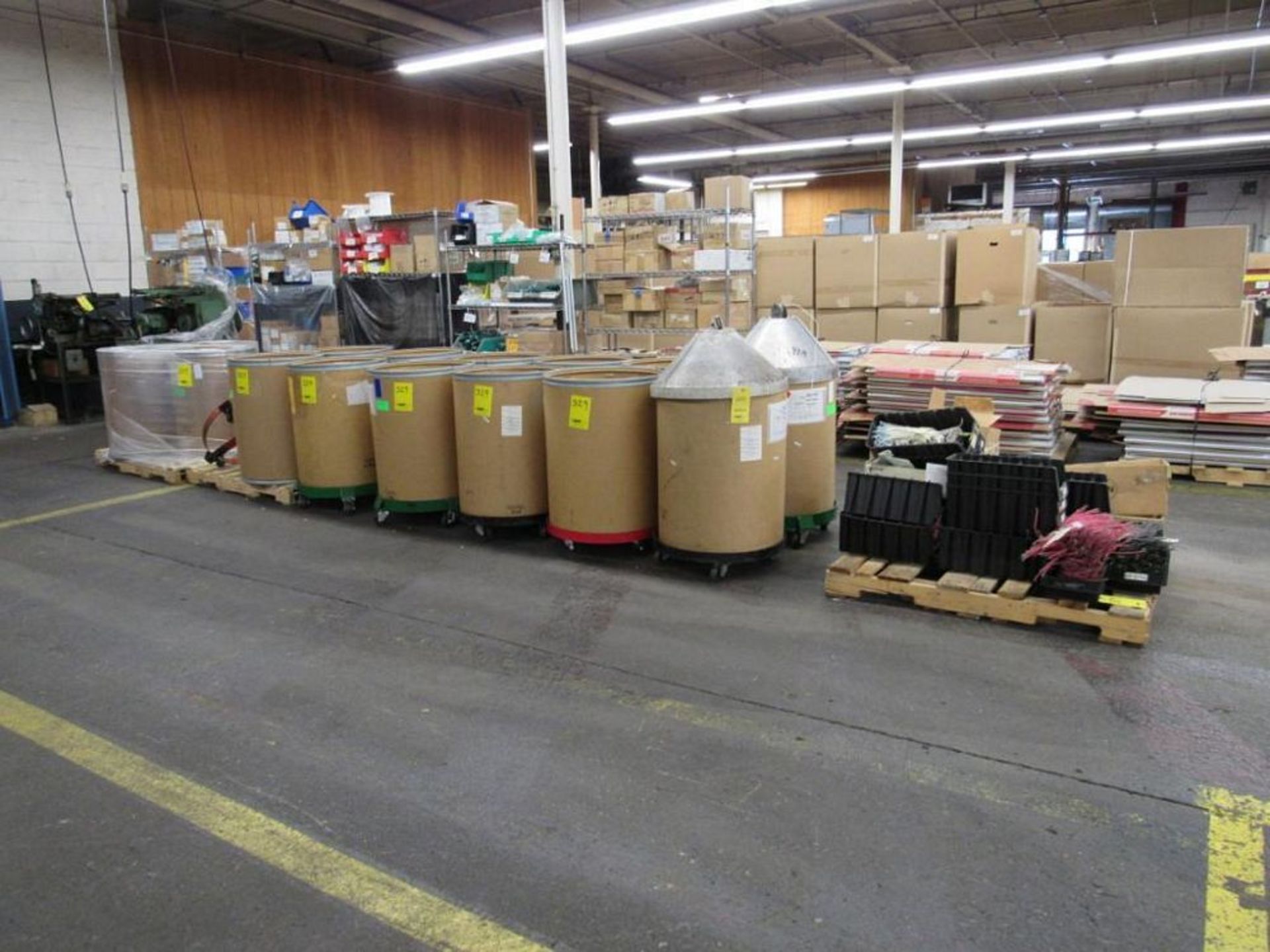LOT: Assorted Wire in (15) Cardboard Barrels & (1) Skid (Location A-4)