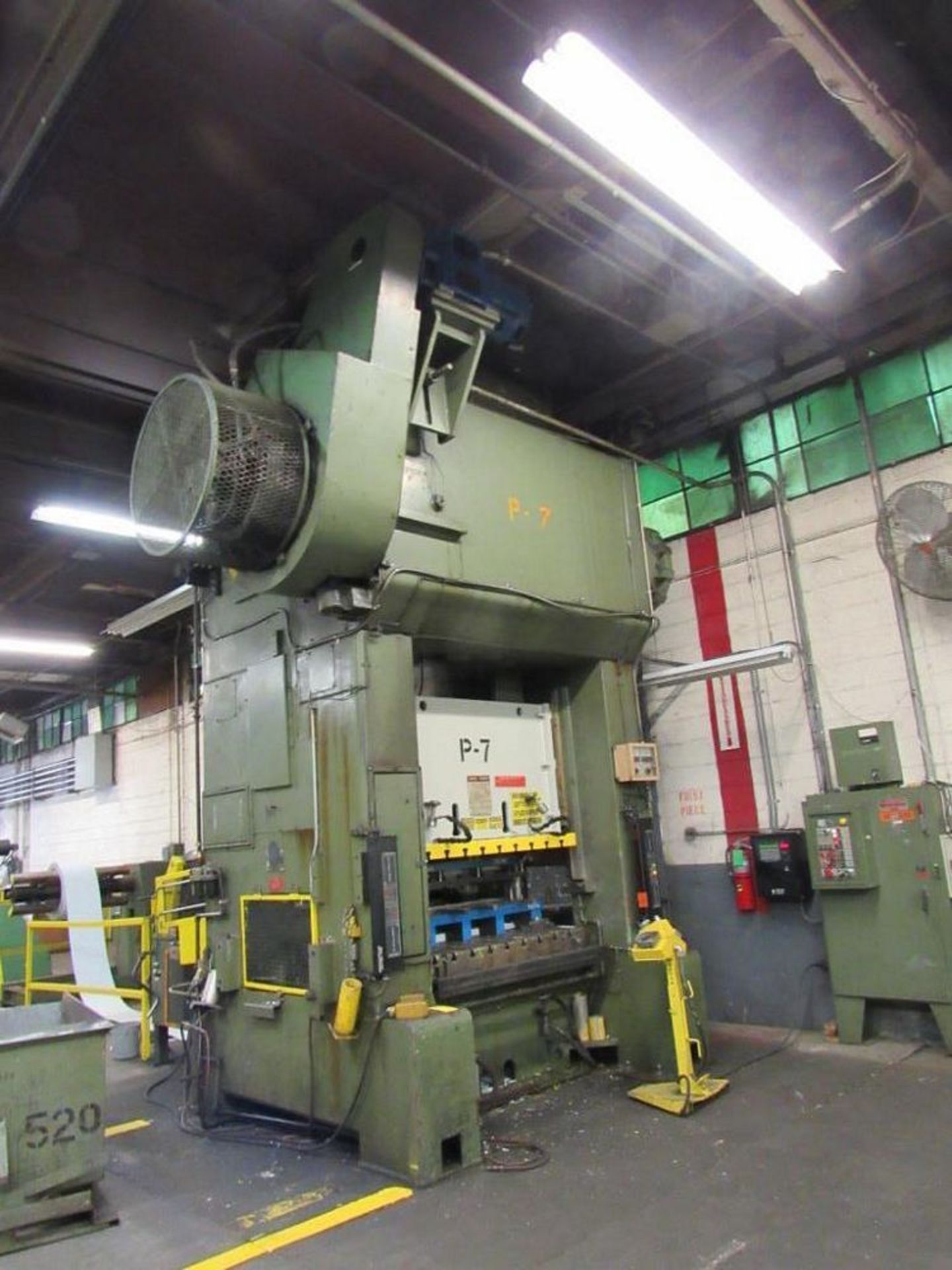 Verson 150 Ton 2-Point Straight Side Press Model S2-150-60-48T, S/N 28000, 6 in. Stroke, 8 in. Adjus - Image 2 of 7