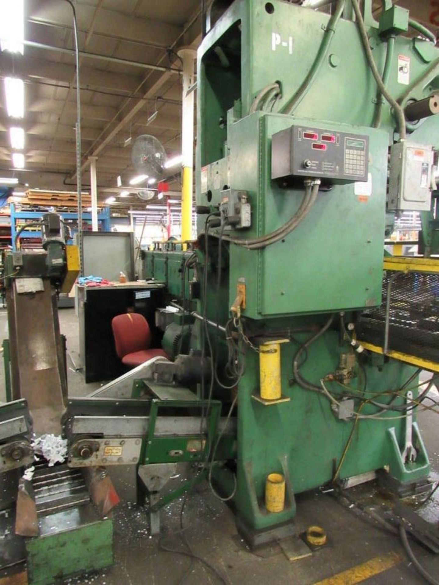 Minster 60 Ton Gap Press Model 6, S/N 6SS-28712, 3 in. Stroke, 16-1/2 in. Shut Height, 120 SPM, 32 i - Image 3 of 4