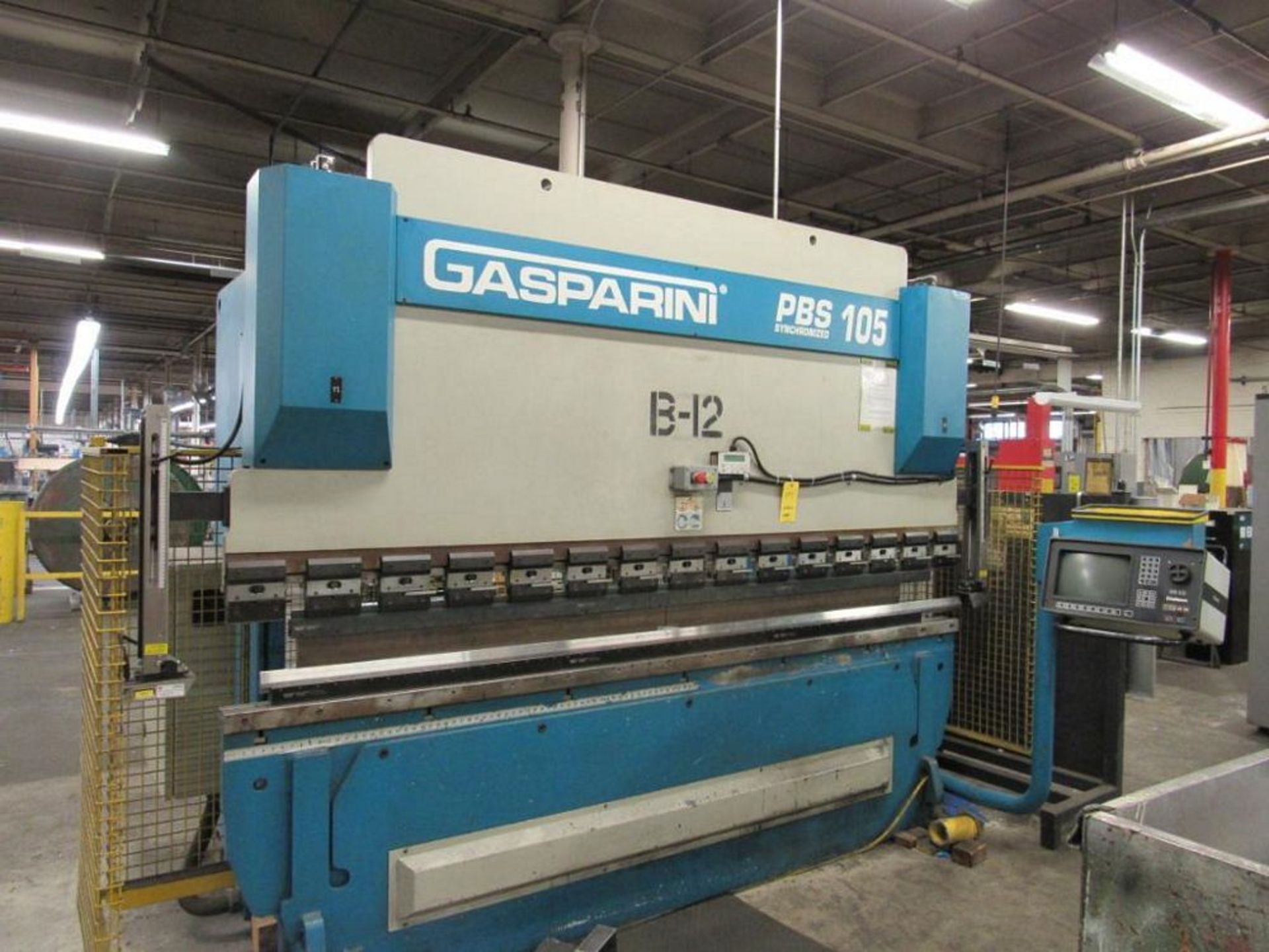 Gasparini CNC Press Brake Model PBS105/3000, S/N 0900/4386 (2000), 10 ft. Overall, Approx. 102 in. B
