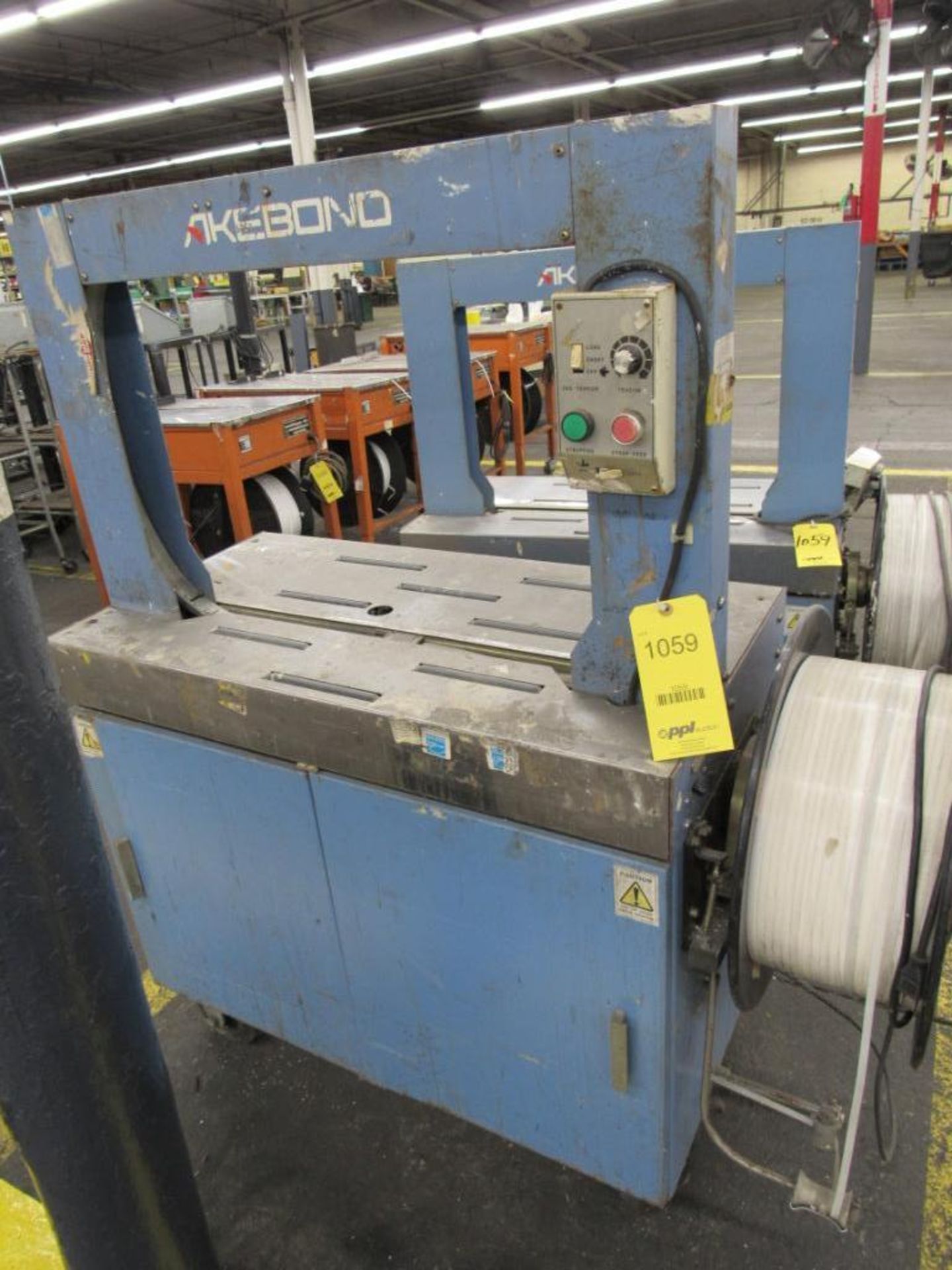 LOT: (2) Ovalstrapping Inc. Strapping Machines Model AKEBOND-405 (Location A-3)