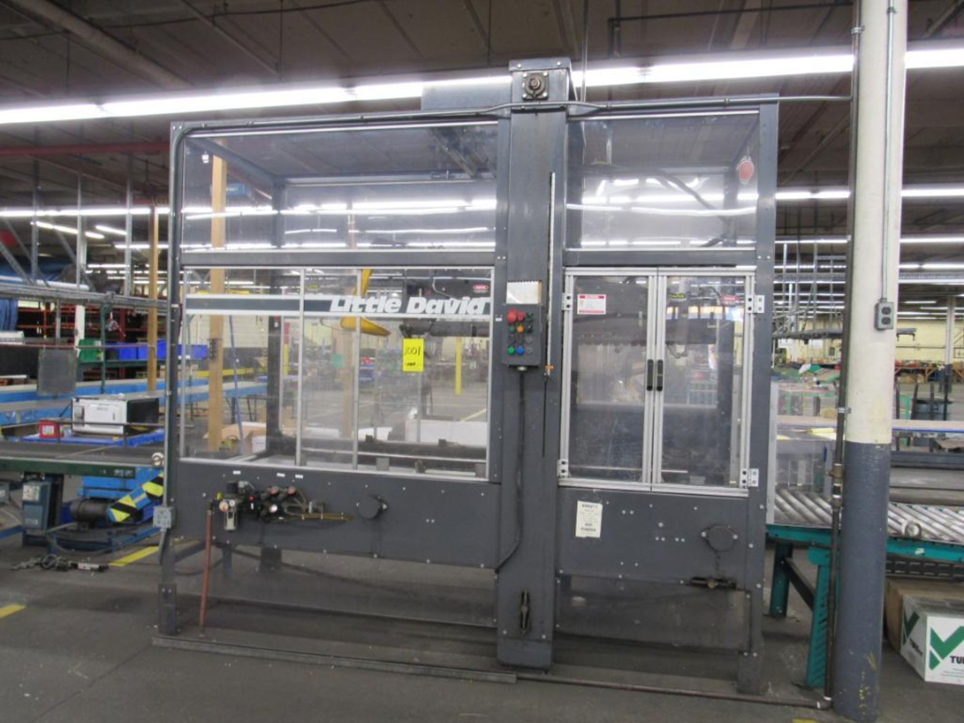 LOT: Packaging Line #C-1 including: (1) Little David Automatic Carton Sealer Model LD-164R, S/N 3304