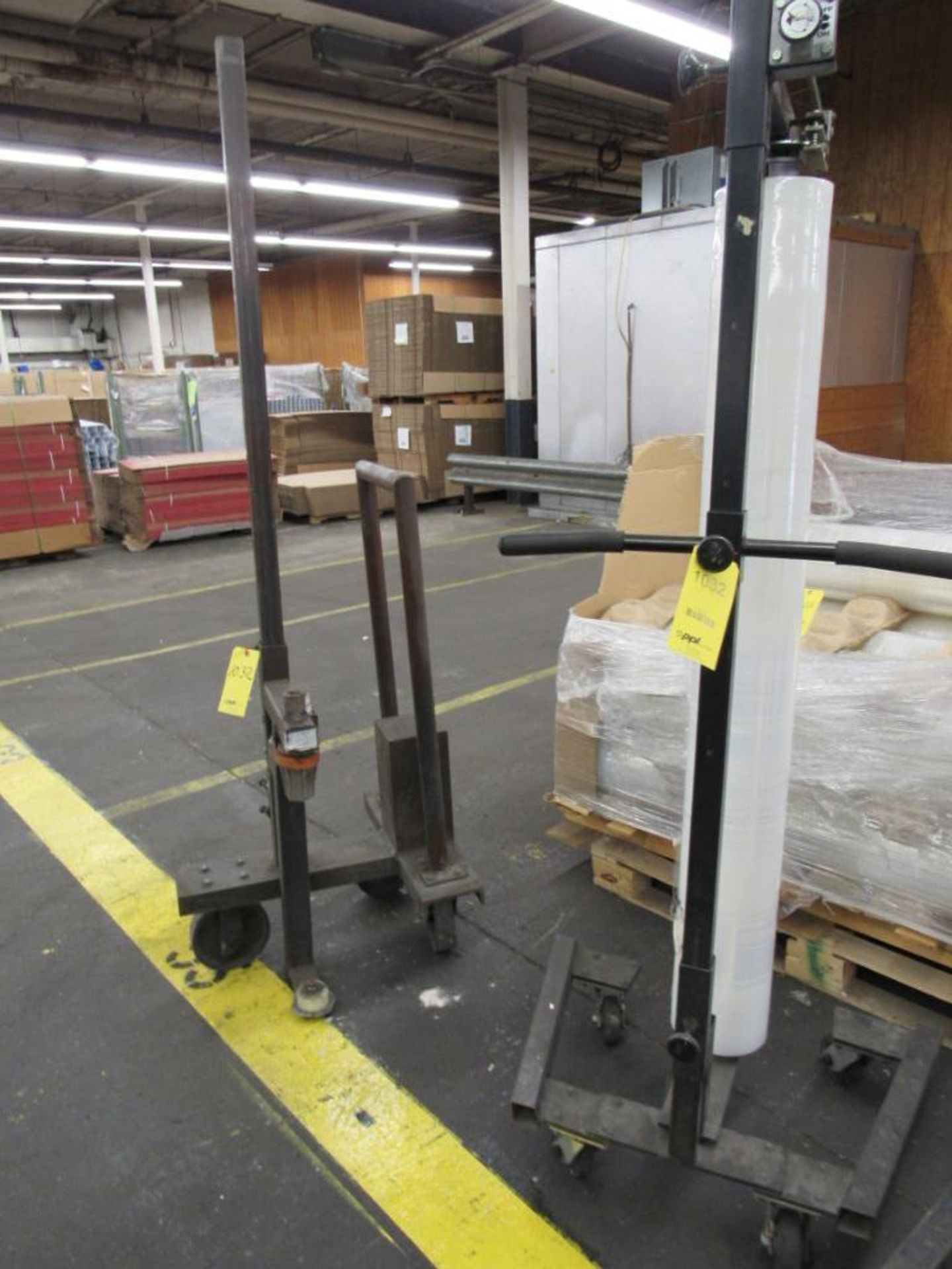 LOT: (2) Fantom Full Web Portable Stretch Wrap Dispensers for 60 in. Long Rolls (Location A-4)