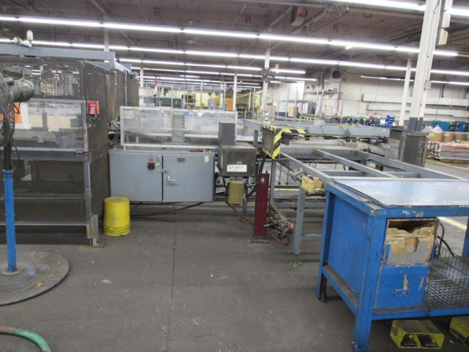 LOT: Packaging Line #B including: (1) Custom Designed Case Packaging Machine by Creative Design & Mf