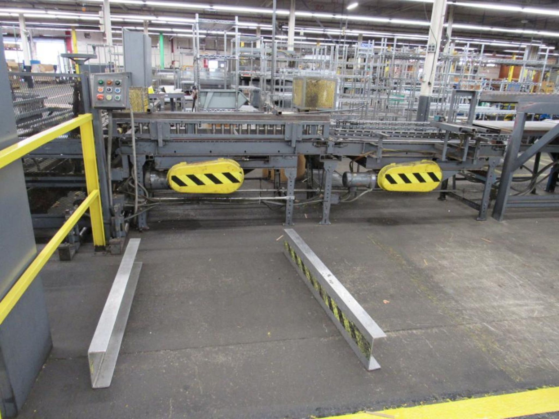 LOT: Stone Packaging Line #C including: (1) 19 in. x 8 ft. Roller Conveyor Table (1) 24 in. x 21 ft. - Image 2 of 6