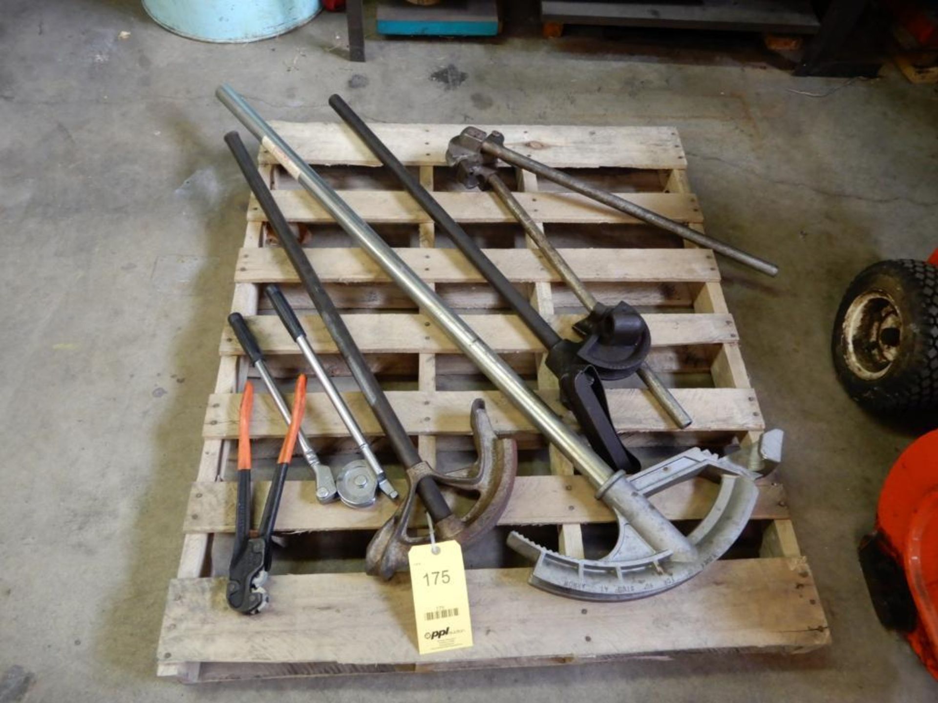 LOT: Assorted Pipe Benders on (1) Skid