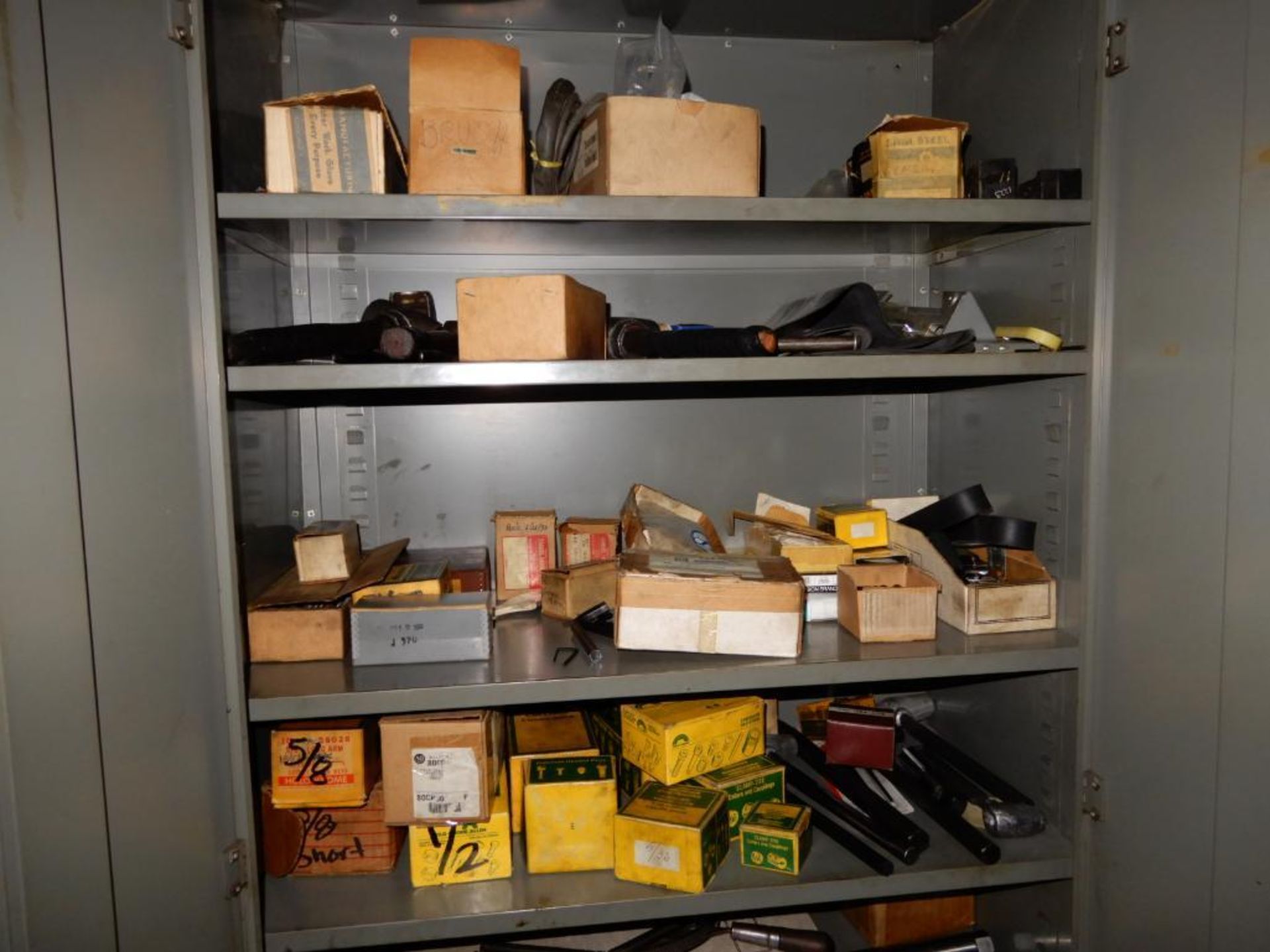 LOT: (4) Steel Cabinets with Contents - Image 6 of 7
