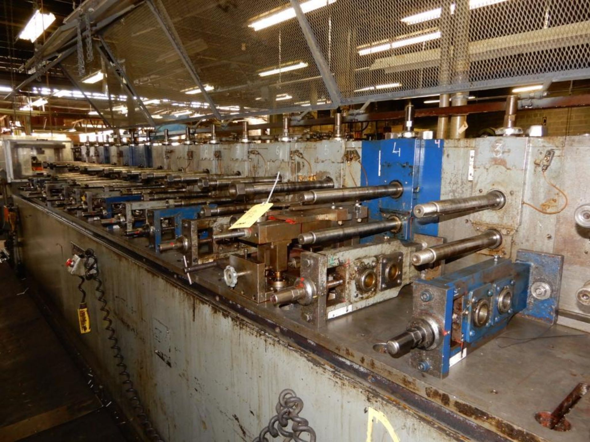 LOT: Roll Forming Line consisting of Lots #33A, #33B & #33C: Diebel 40 Ton Press, 24 in. x 9 in. Bed - Image 6 of 10