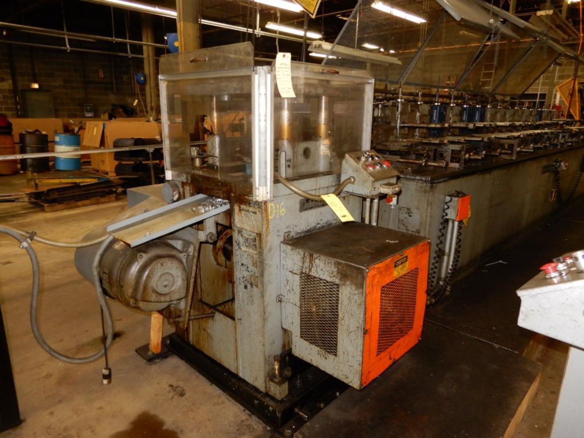 LOT: Roll Forming Line consisting of Lots #33A, #33B & #33C: Diebel 40 Ton Press, 24 in. x 9 in. Bed - Image 9 of 10