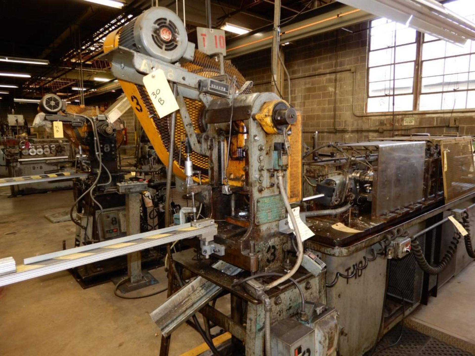 LOT: Roll Forming Line consisting of Lots #30A & #30B: Tishken 10-Stand Roll Former, 1.25 in. Shaft - Image 6 of 7