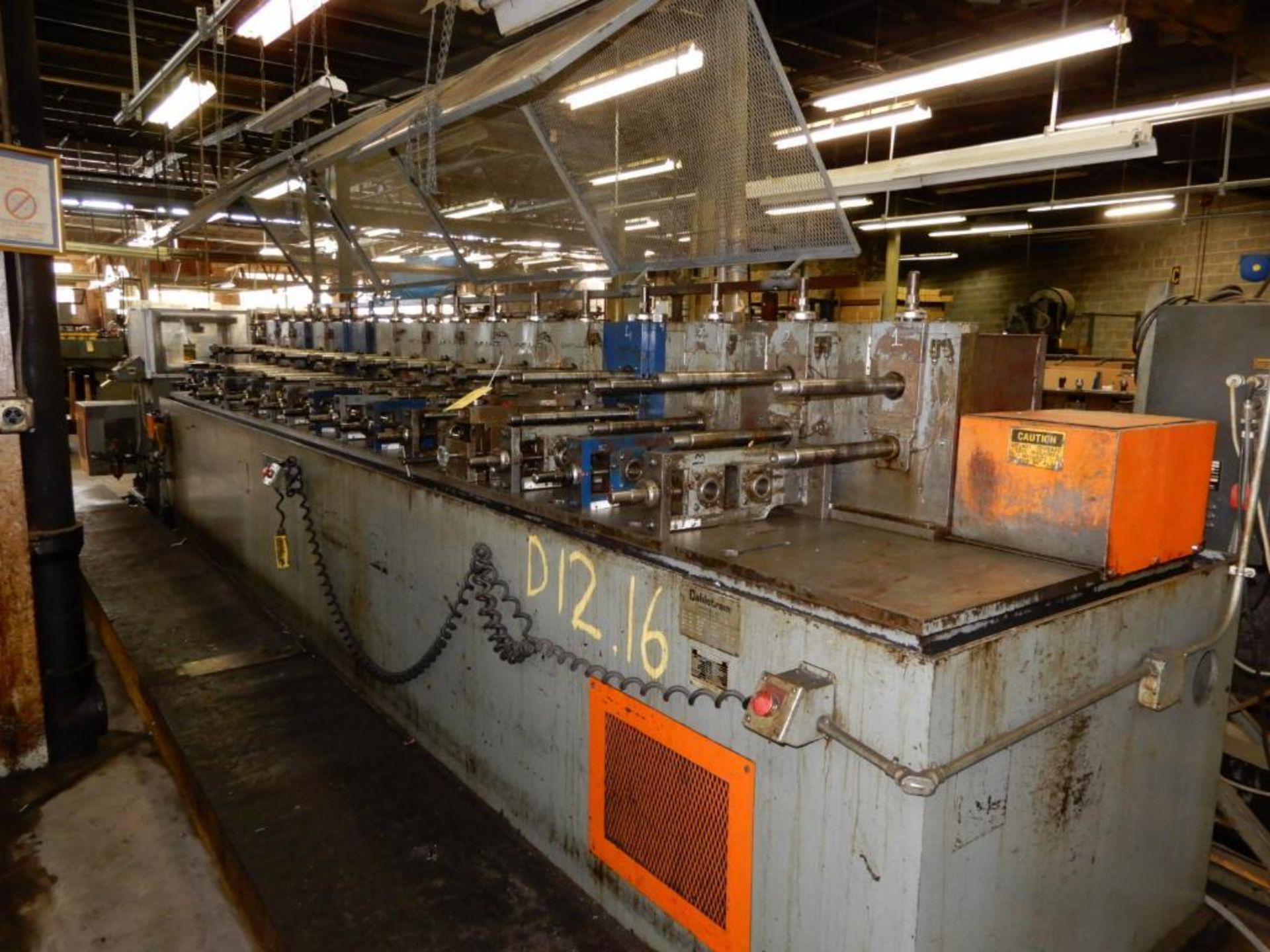 LOT: Roll Forming Line consisting of Lots #33A, #33B & #33C: Diebel 40 Ton Press, 24 in. x 9 in. Bed - Image 4 of 10