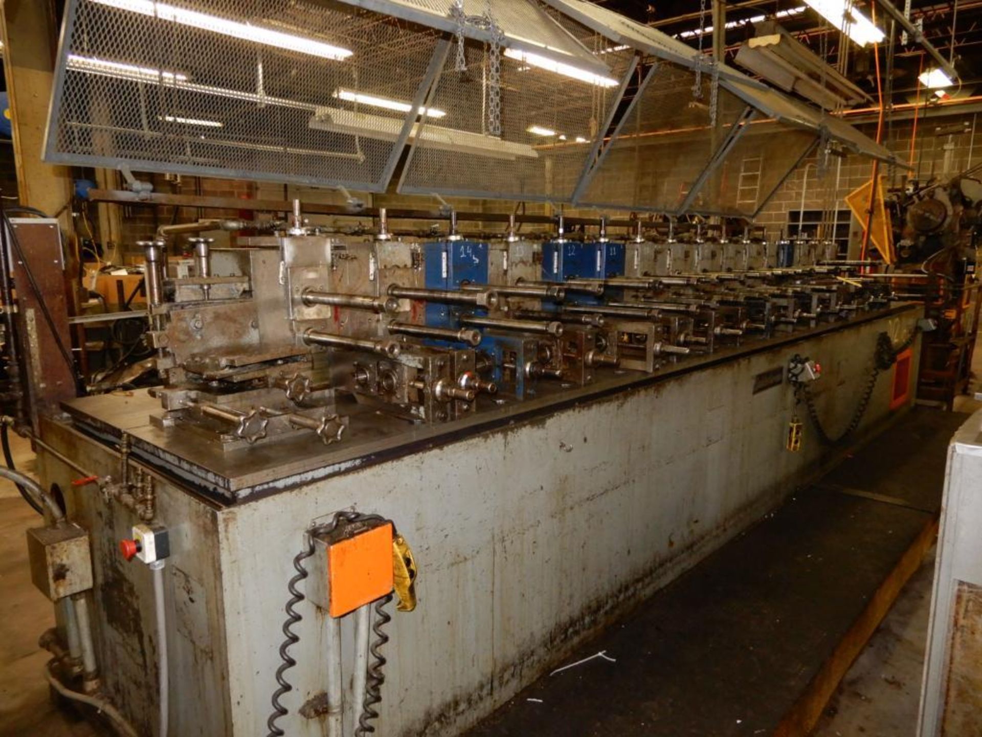 LOT: Roll Forming Line consisting of Lots #33A, #33B & #33C: Diebel 40 Ton Press, 24 in. x 9 in. Bed - Image 7 of 10