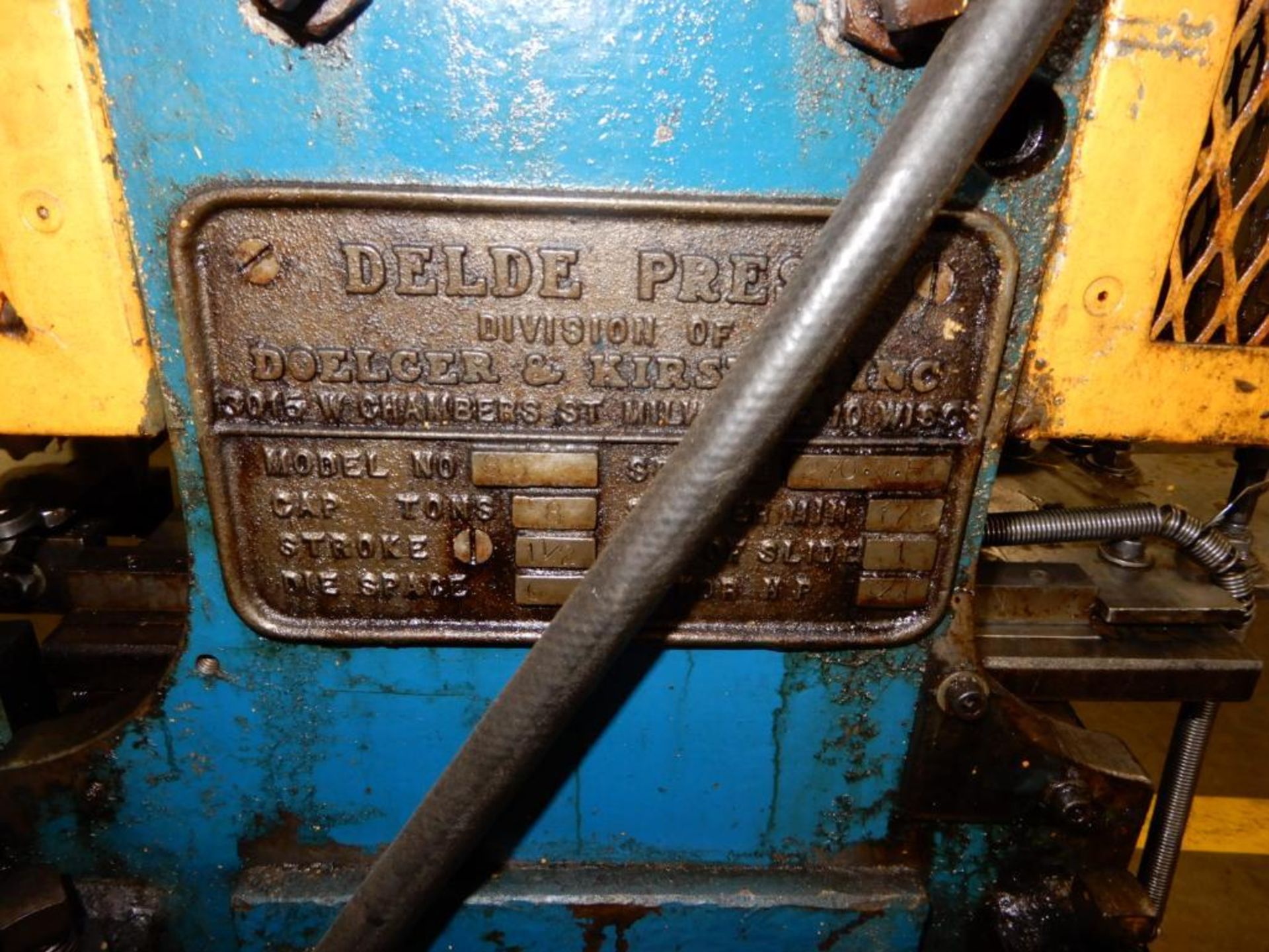 Dahlstrom 8-Shaft Roll Former Model 360-OB, S/N 134, 1.5 in. Shaft Dia., 10 in. Roll Space, 14 in. H - Image 3 of 3