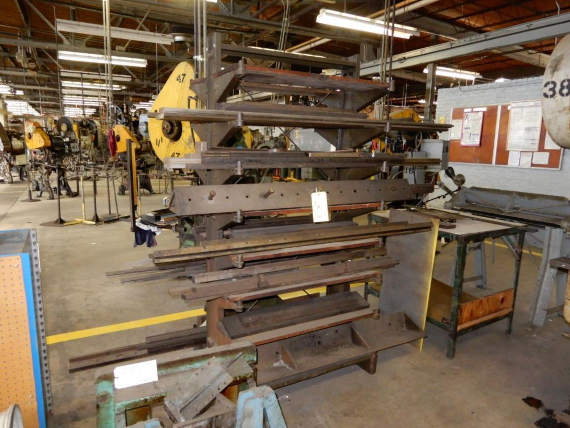 LOT: Rack with Dies for Press Brake - Image 2 of 3