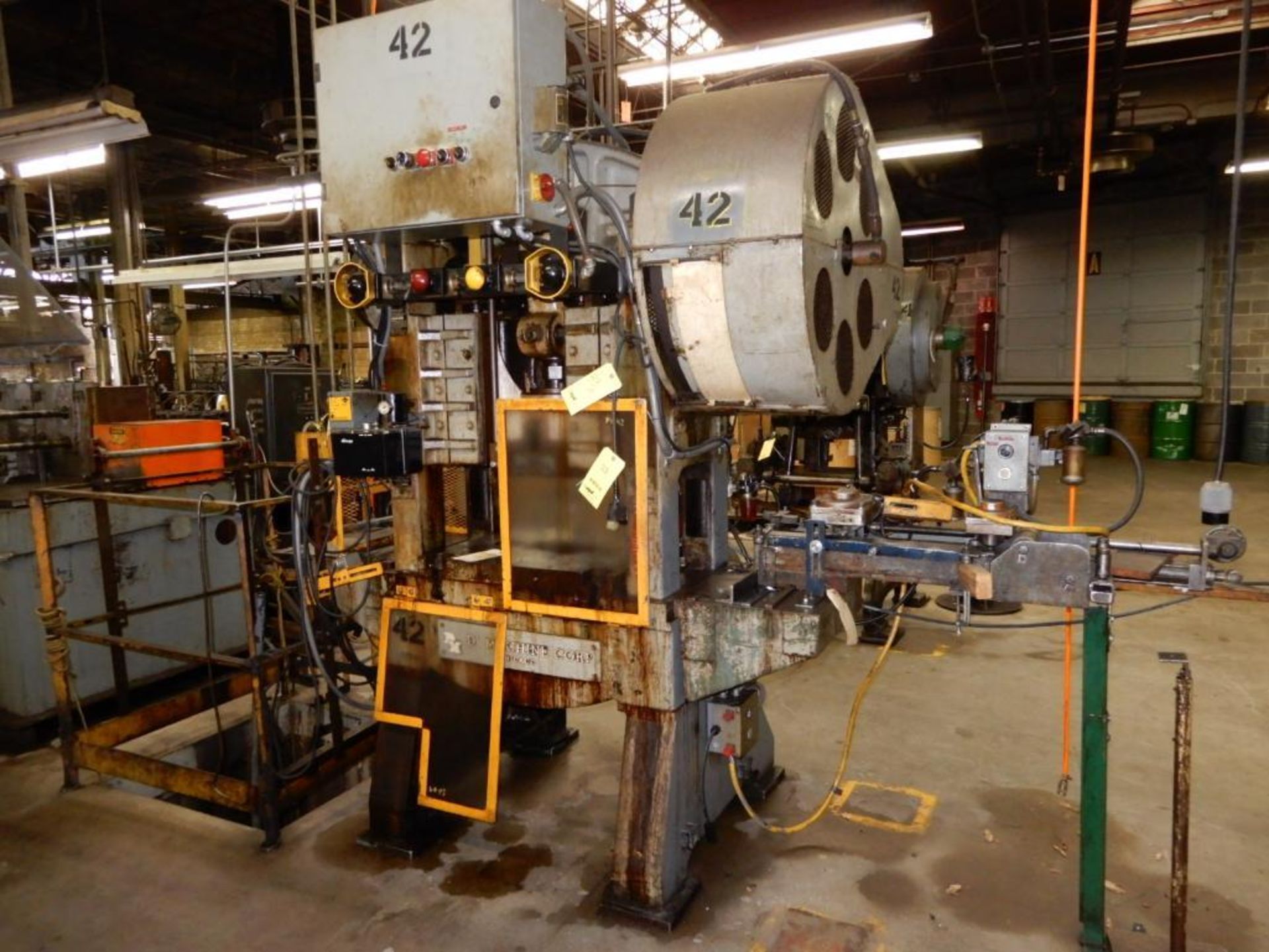 LOT: Roll Forming Line consisting of Lots #33A, #33B & #33C: Diebel 40 Ton Press, 24 in. x 9 in. Bed - Image 2 of 10