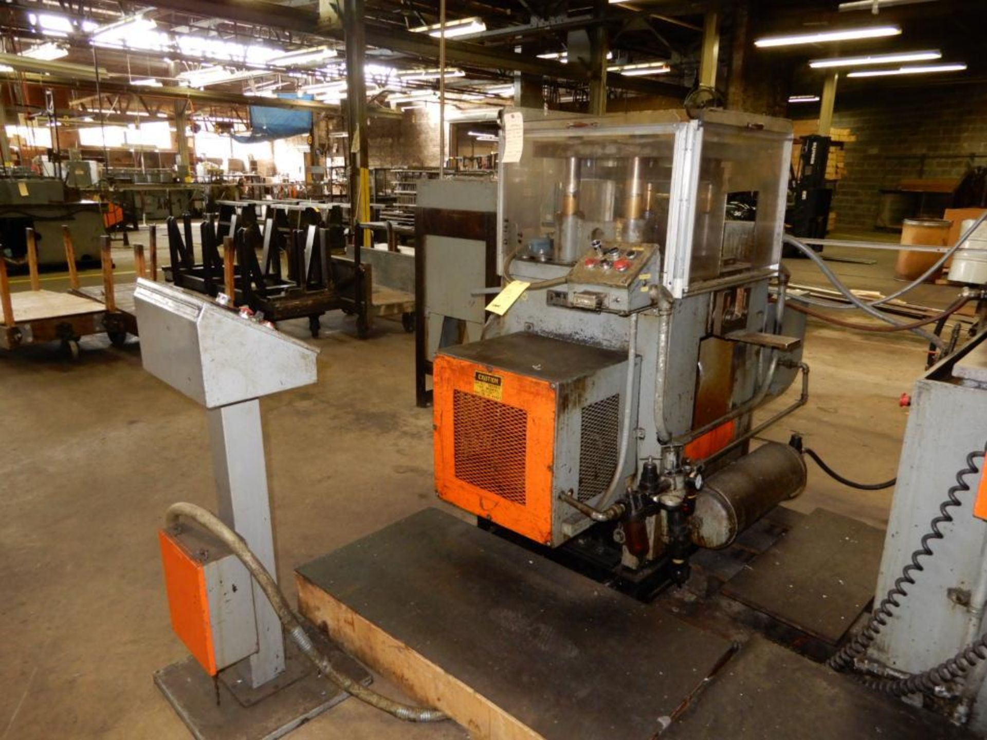 Dahlstrom 20 Ton Cut-Off Press Model 29VP, S/N P162, 20 Ton, 3 in. Stroke (#D-16)