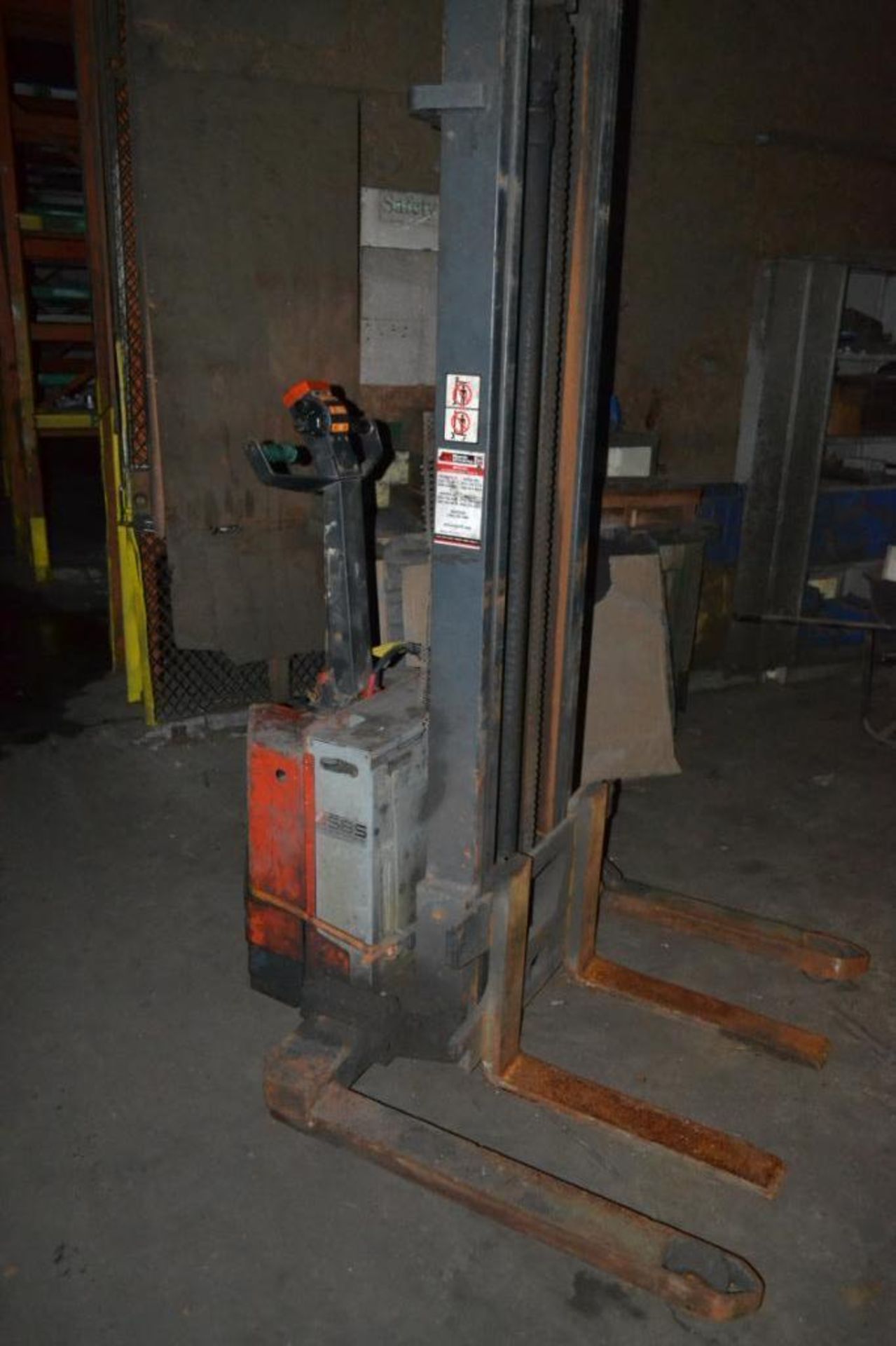 2000 lb. (est.) Electric Walk-Behind Stacker Lift - Image 2 of 2