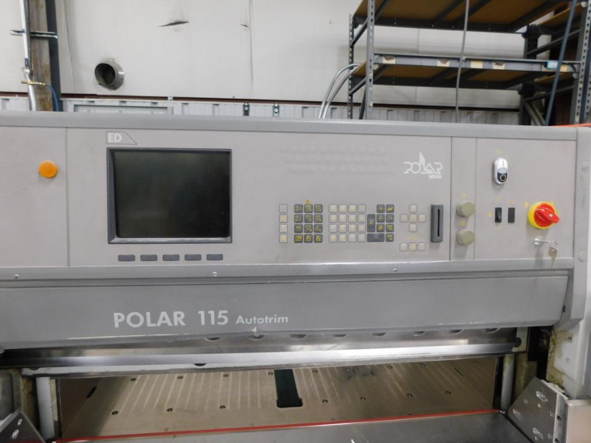 LOT: Polar 45 in. Paper Cutter Model 115ED-AT, S/N 7331122 (2003), with Auto Trim, Incline Waste Con - Image 3 of 4