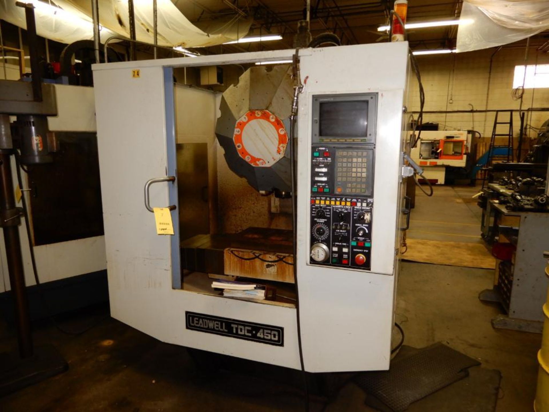 Leadwell CNC Drill & Tap Center Model TDC-450, S/N LI9109005 (1996), 23.6 in. x 13.7 in. Table, 3/4