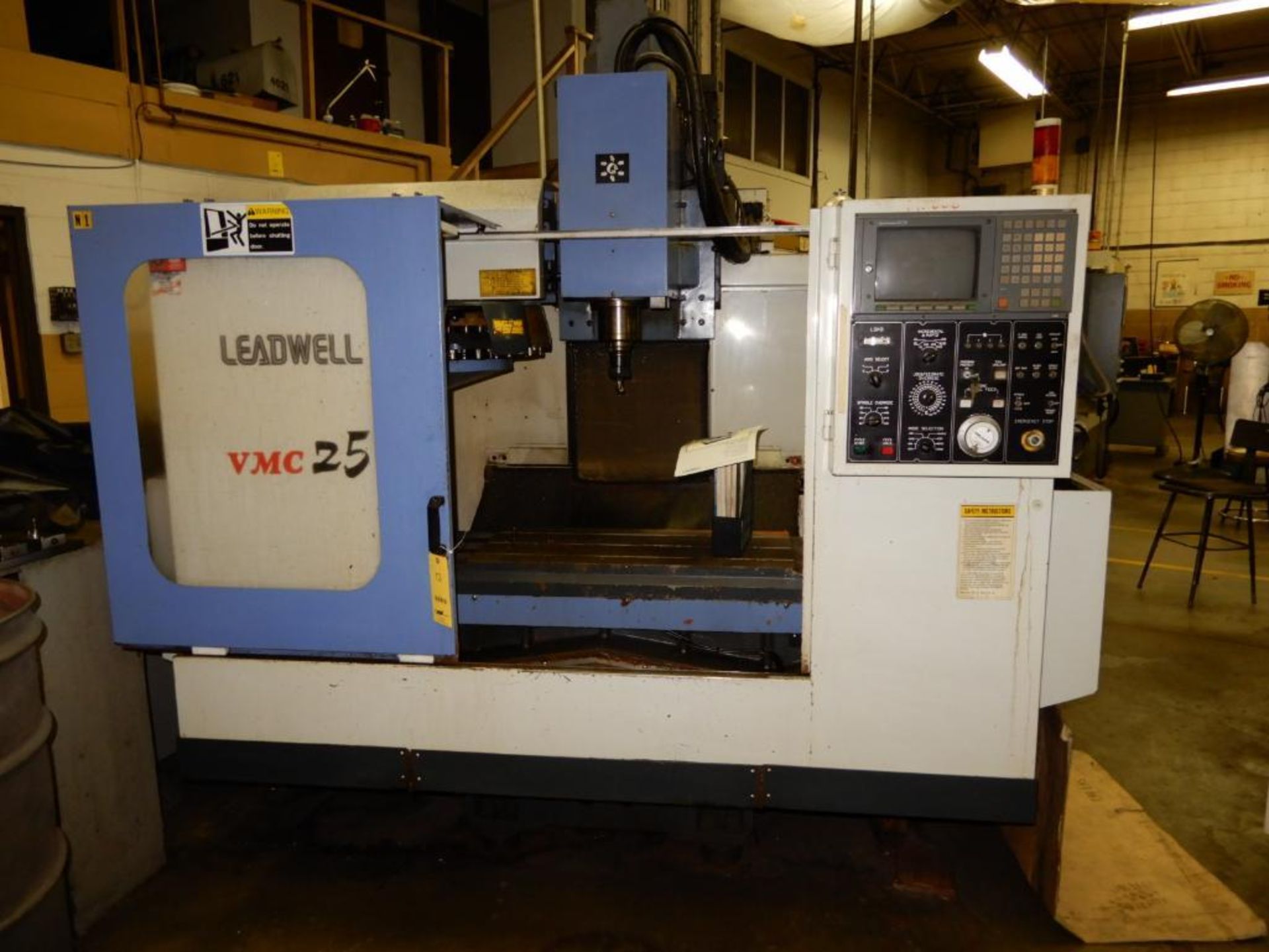 Leadwell CNC Vertical Machining Center Model V-25, S/N L1SID0027 (1994), 30 in. x 15 in. Table, 25 i