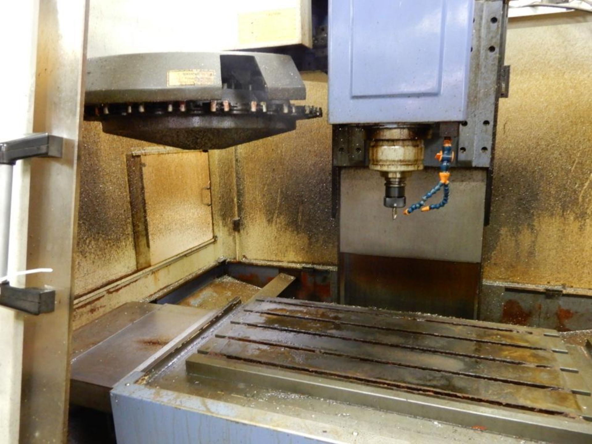 Leadwell CNC Vertical Machining Center Model MCV-760AP, S/N L1SID0486 (1994), 39 in. x 19 in. Table, - Image 3 of 4