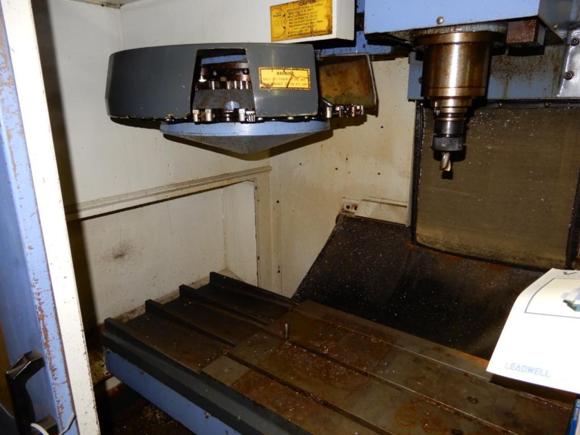 Leadwell CNC Vertical Machining Center Model V-25, S/N L1SID0027 (1994), 30 in. x 15 in. Table, 25 i - Image 2 of 4